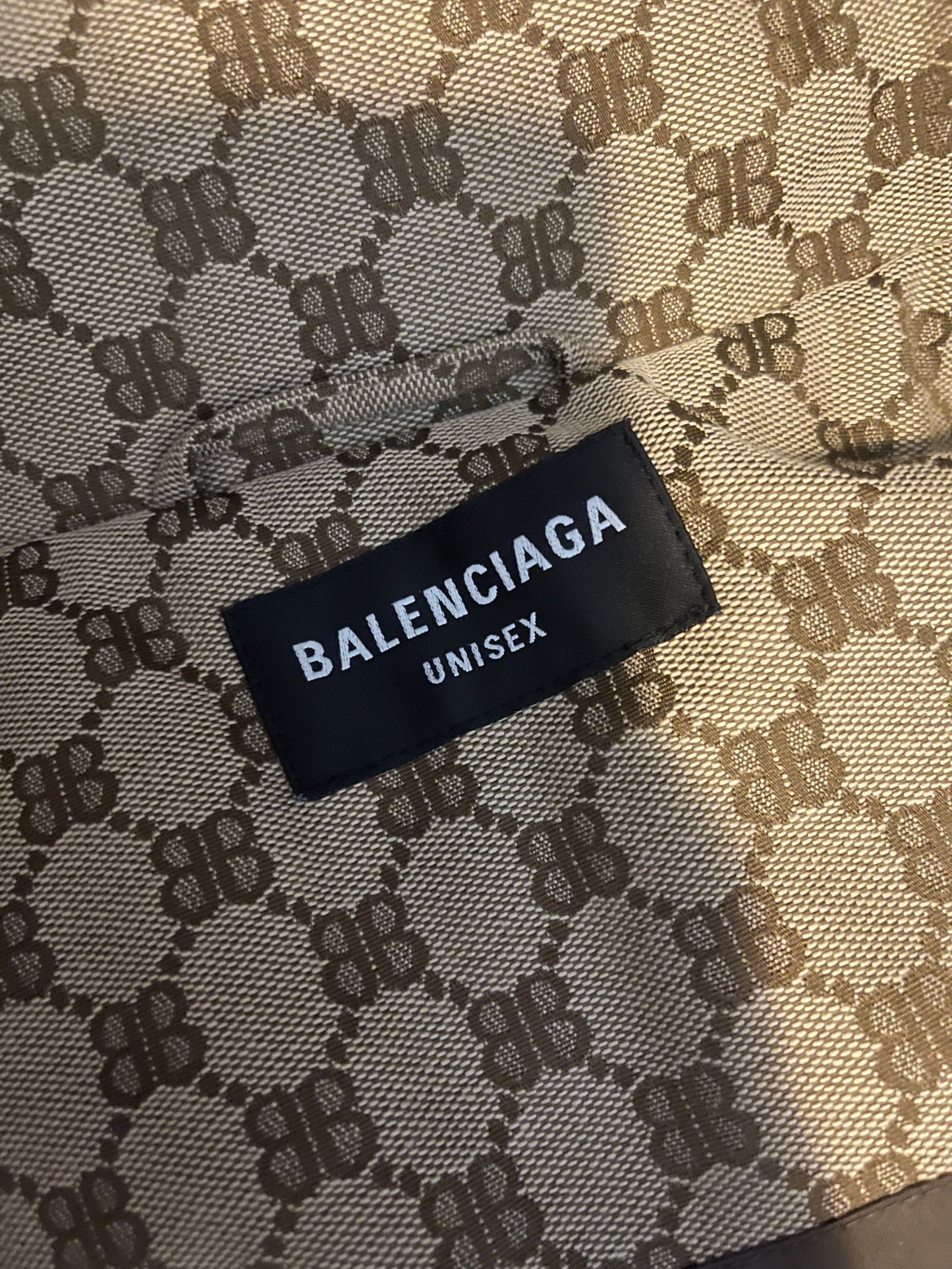 Balenciaga x Gucci c shape hacker puffer vest