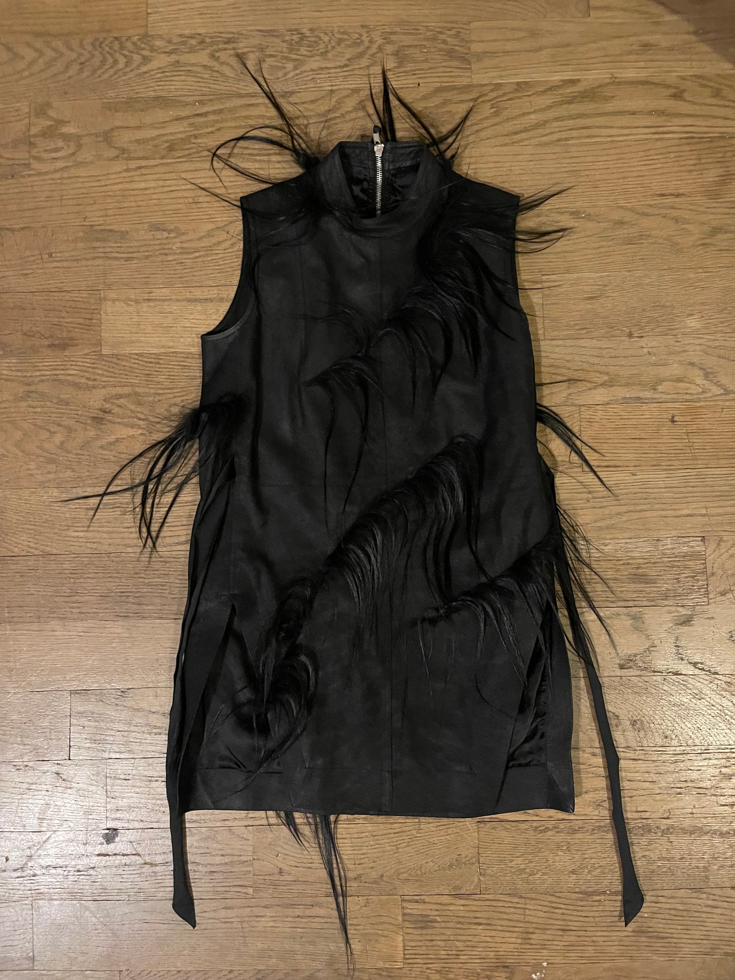 Rick Owens SS15 sphinx blistered leather vest