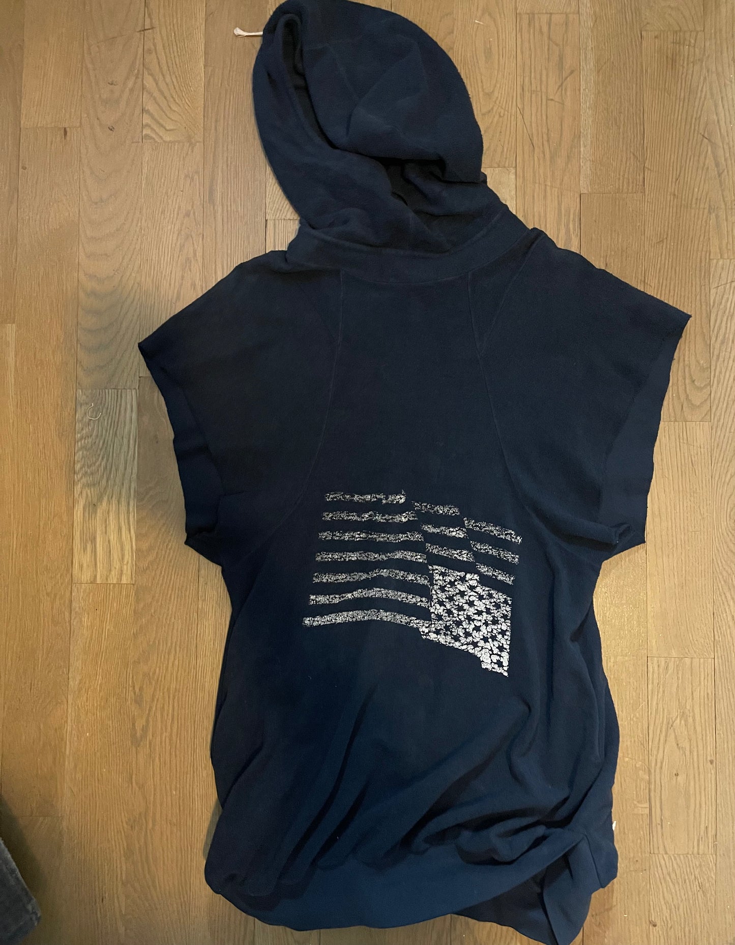 Bernhard willhelm 2000s sleeveless Memphis hoodie