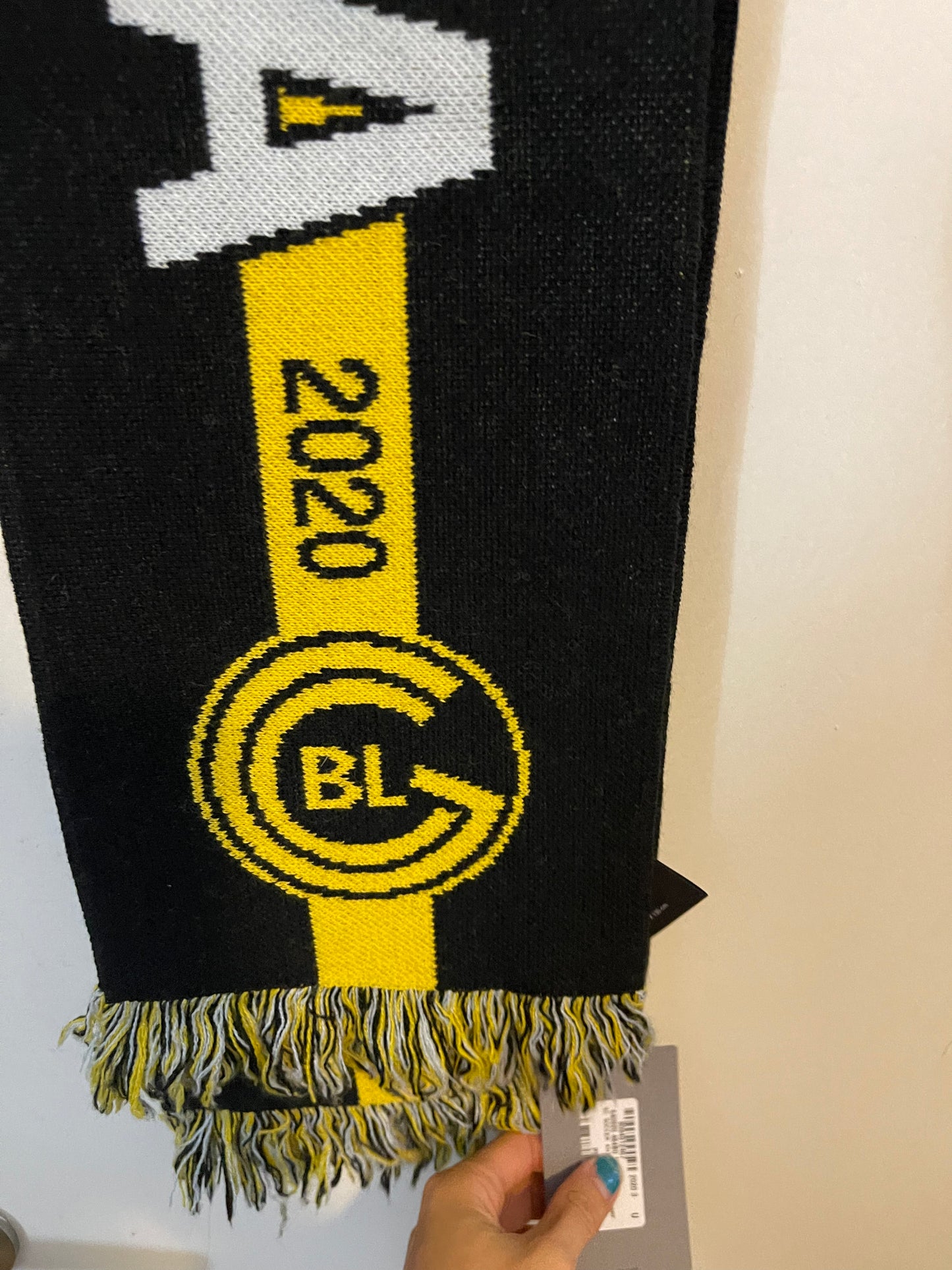 Balenciaga quest crest scarf