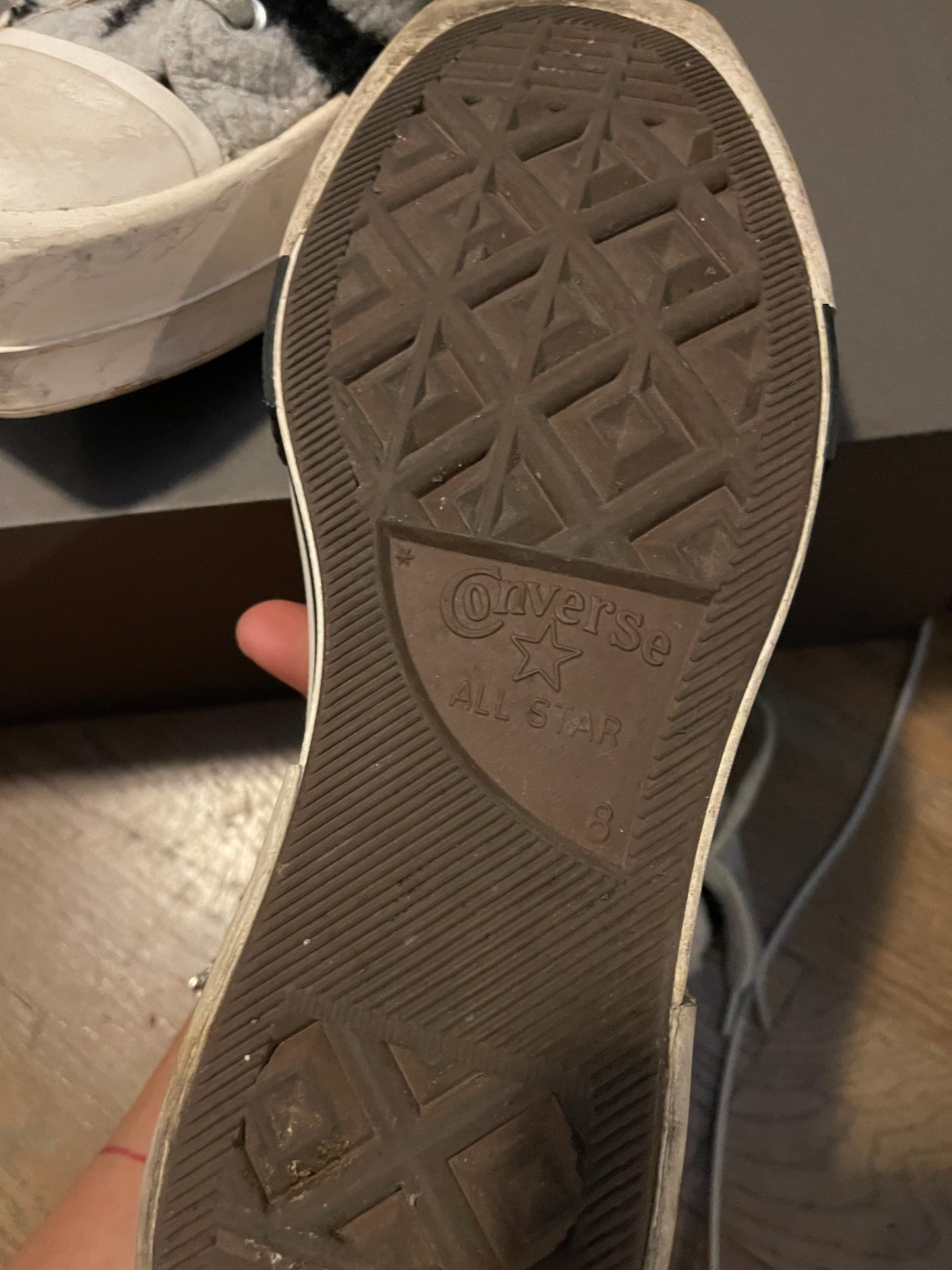 Rick Owens converse shearling weapons