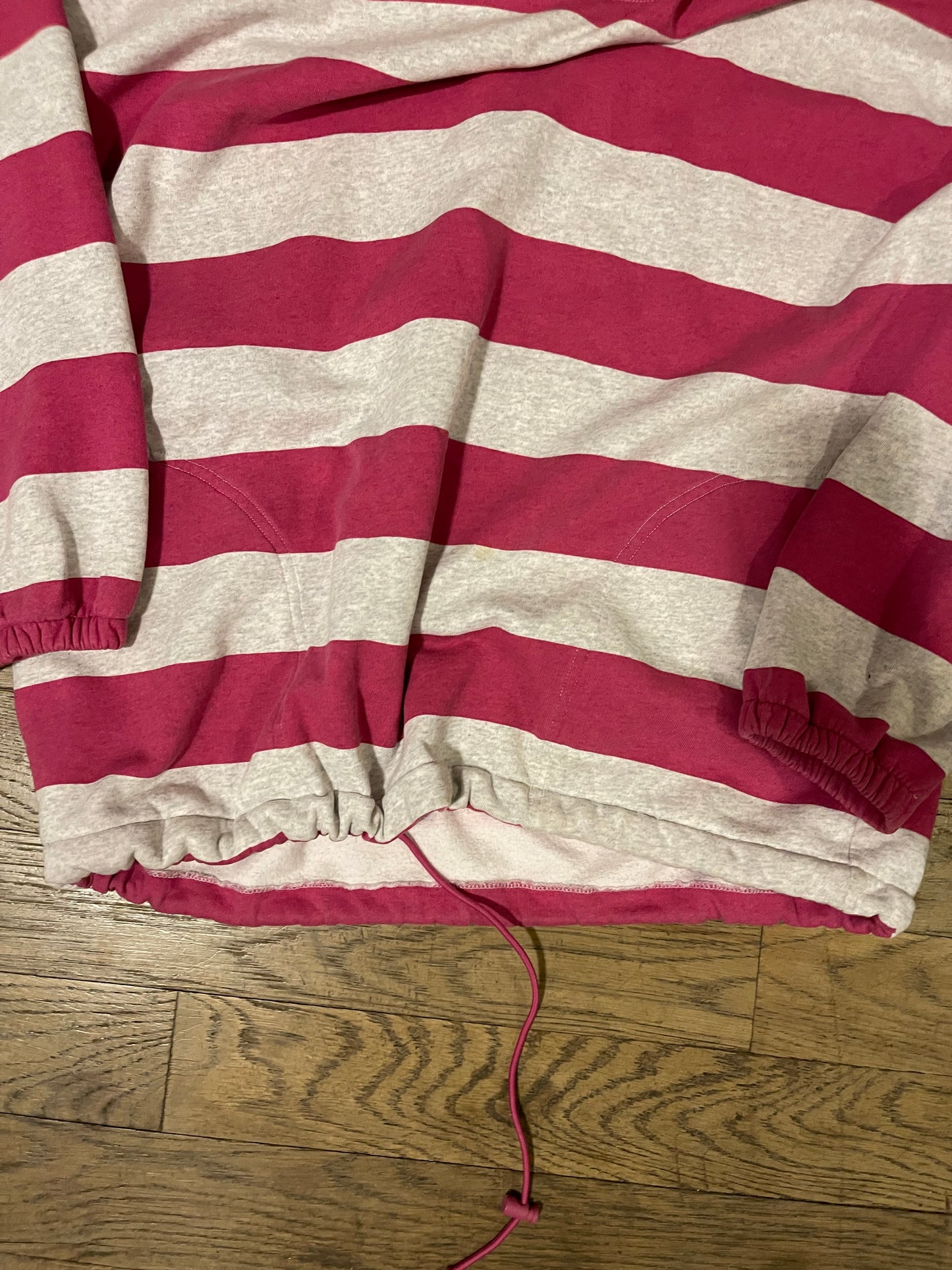 Balenciaga SS18 striped pink pull over turtleneck