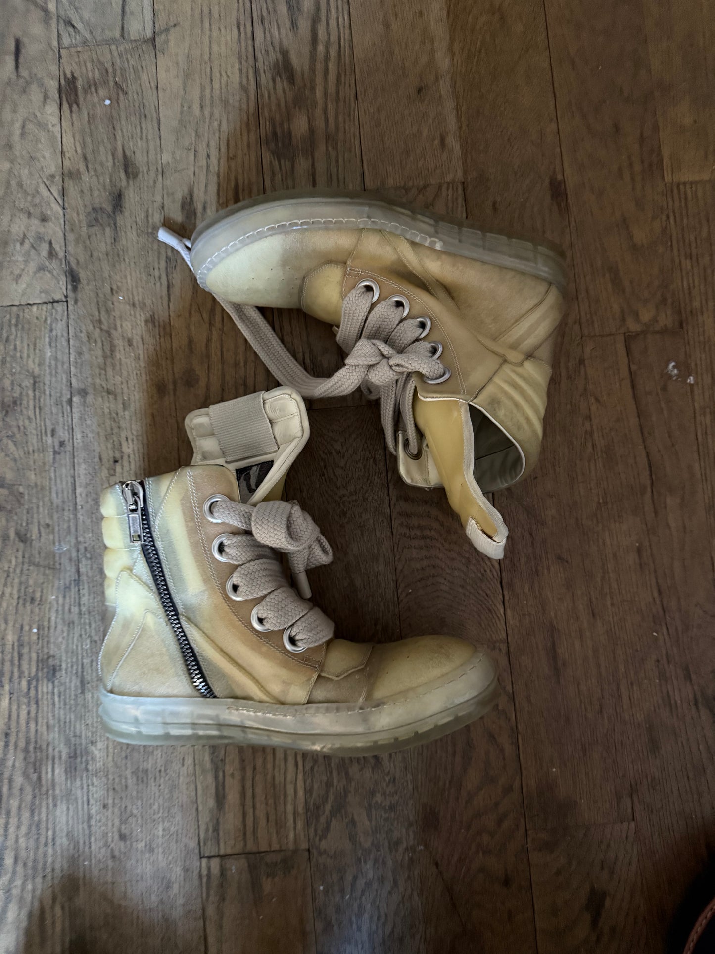 Rick Owens SS23 EDFUtransparent jumbo Geobasket