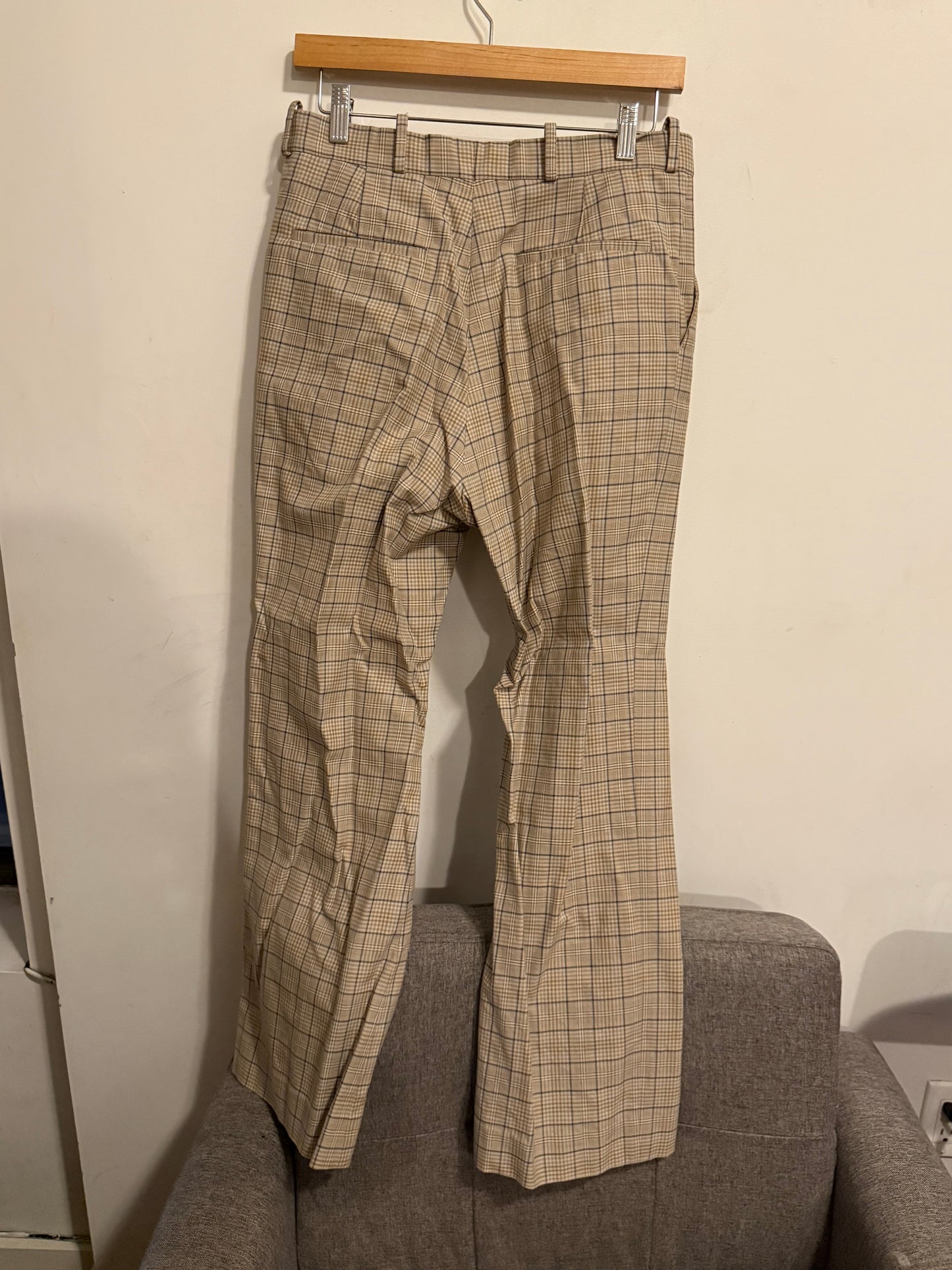 Balenciaga SS17 prince of wales boxy coat and pants