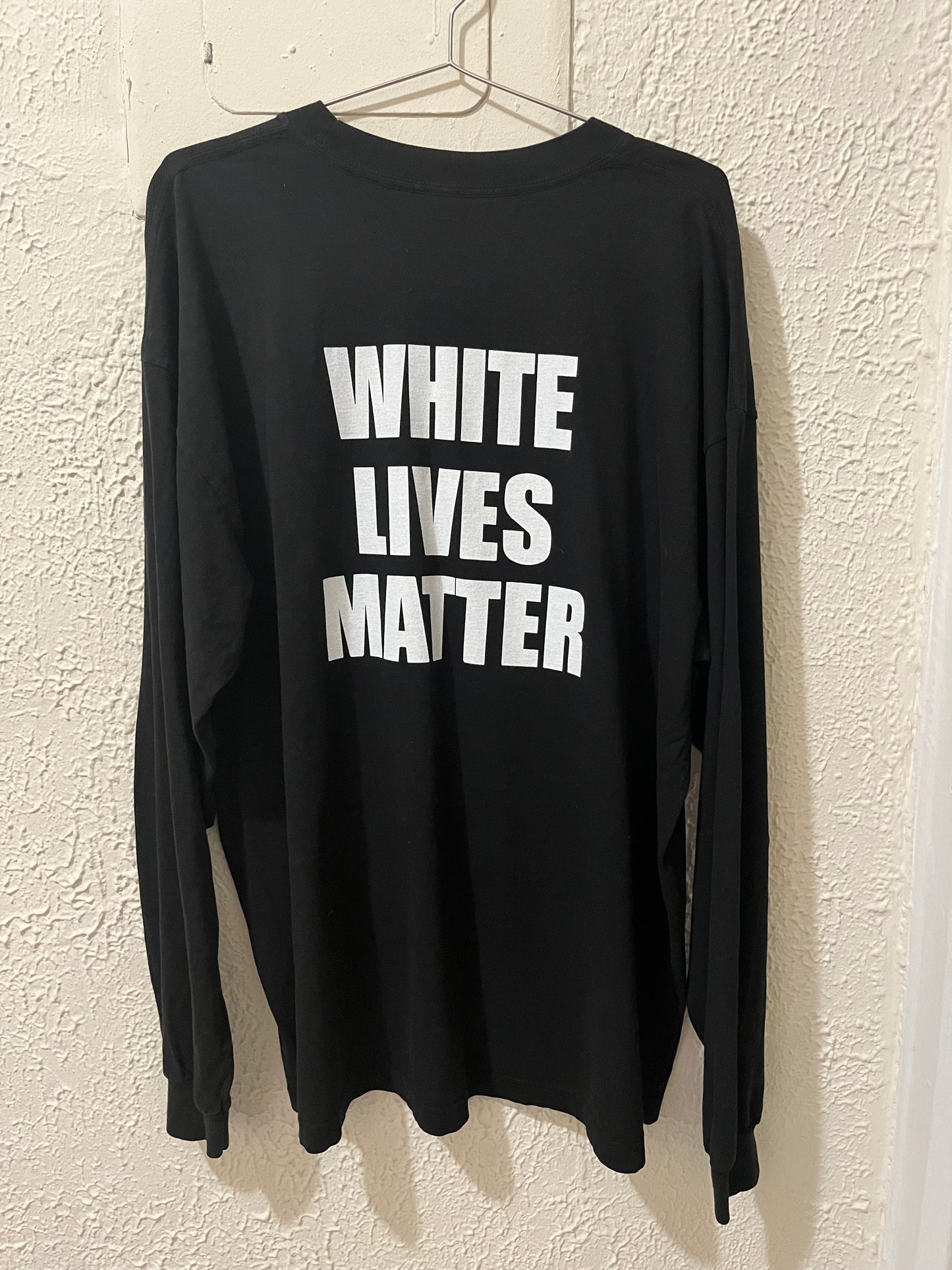 Yeezy season 9 white lives matter shirt