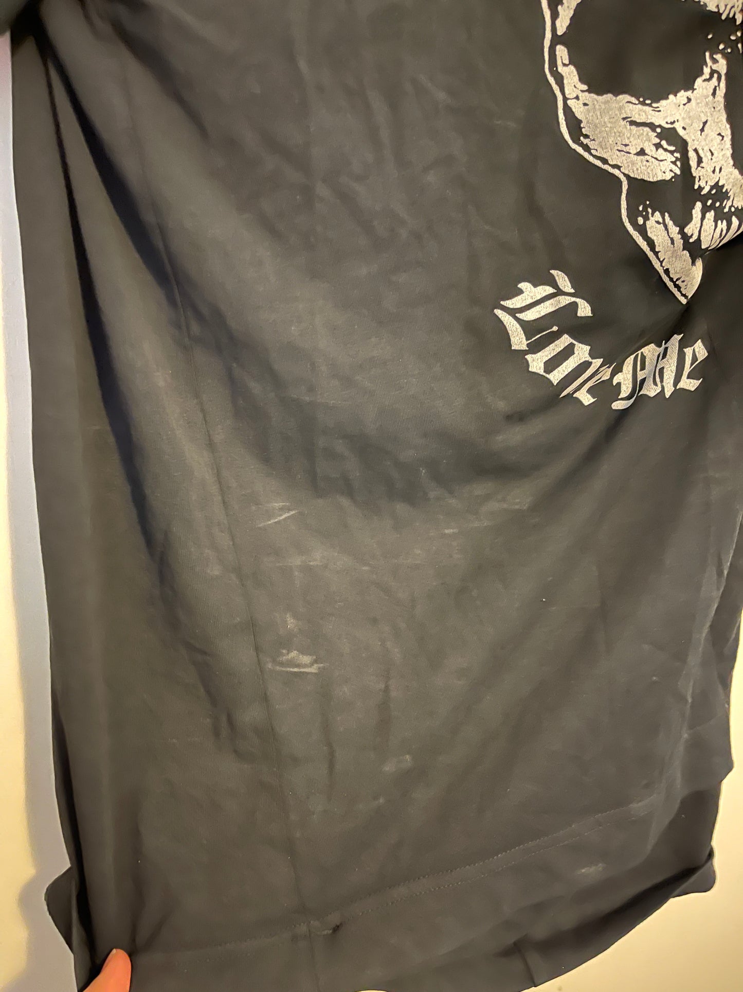 Vetements aw18 skull pinched shirt