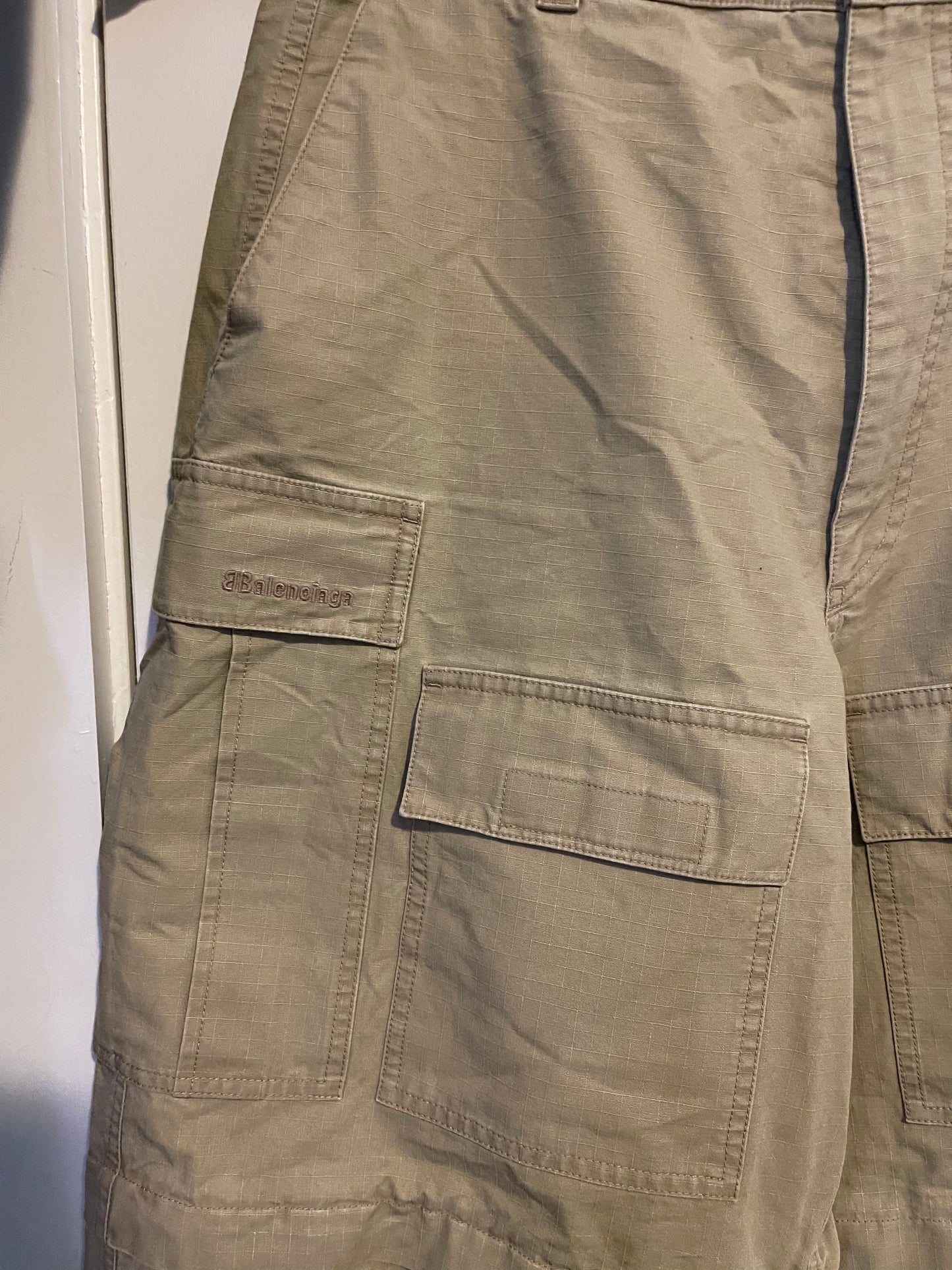 Balenciaga SS20 convertible multi pocket cargo pants