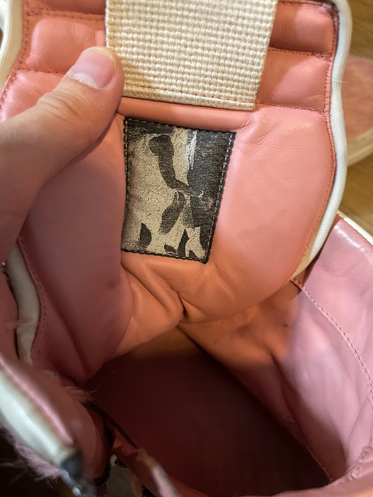 Rick Owens pony hair geobasket pink