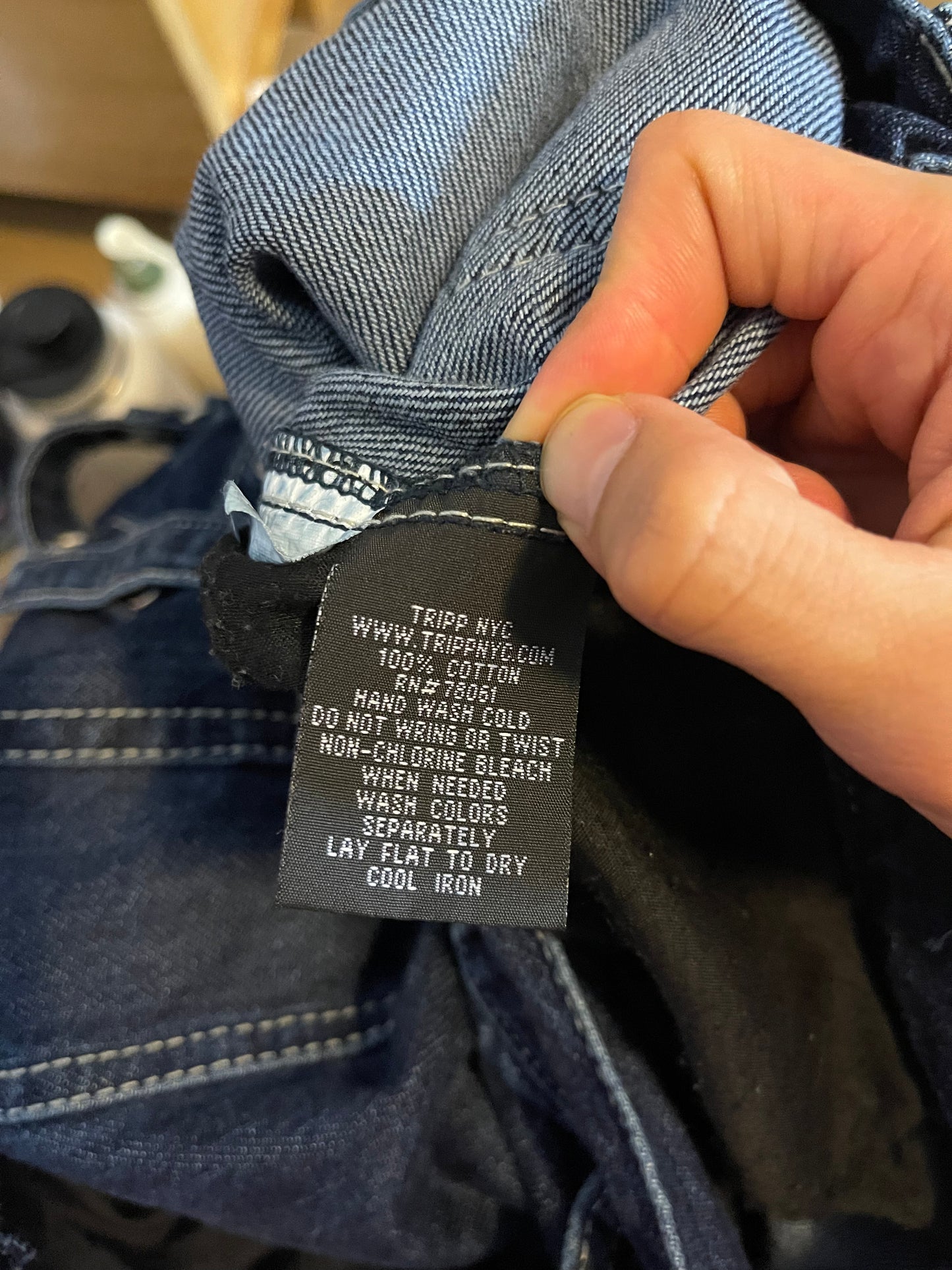 Tripp NYC denim raver pants