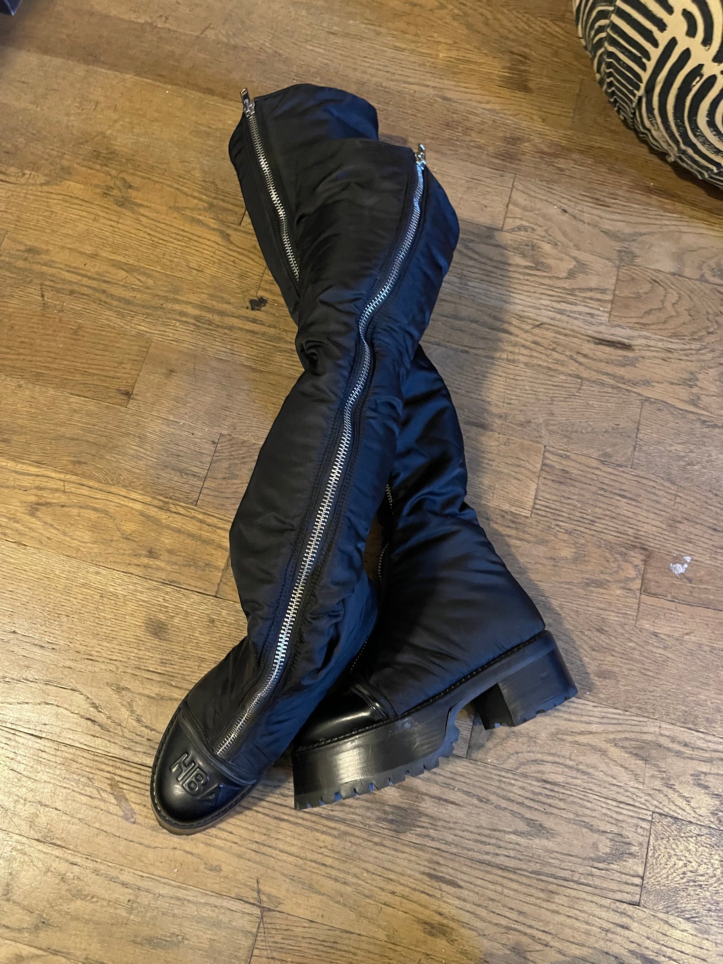 Hood by air thigh high centaur boots