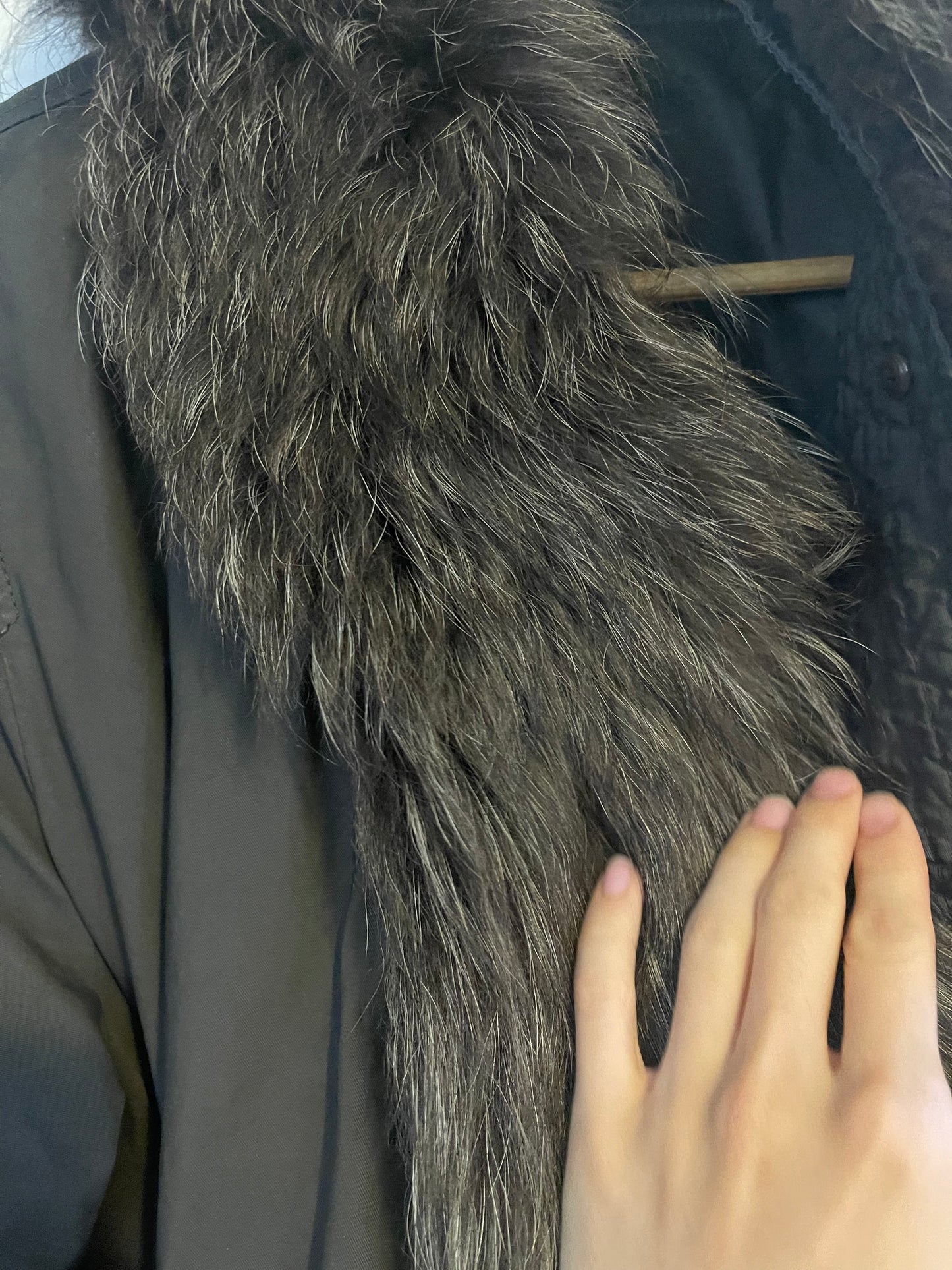 Rick Owens aw13 raccoon fur exploder jacket