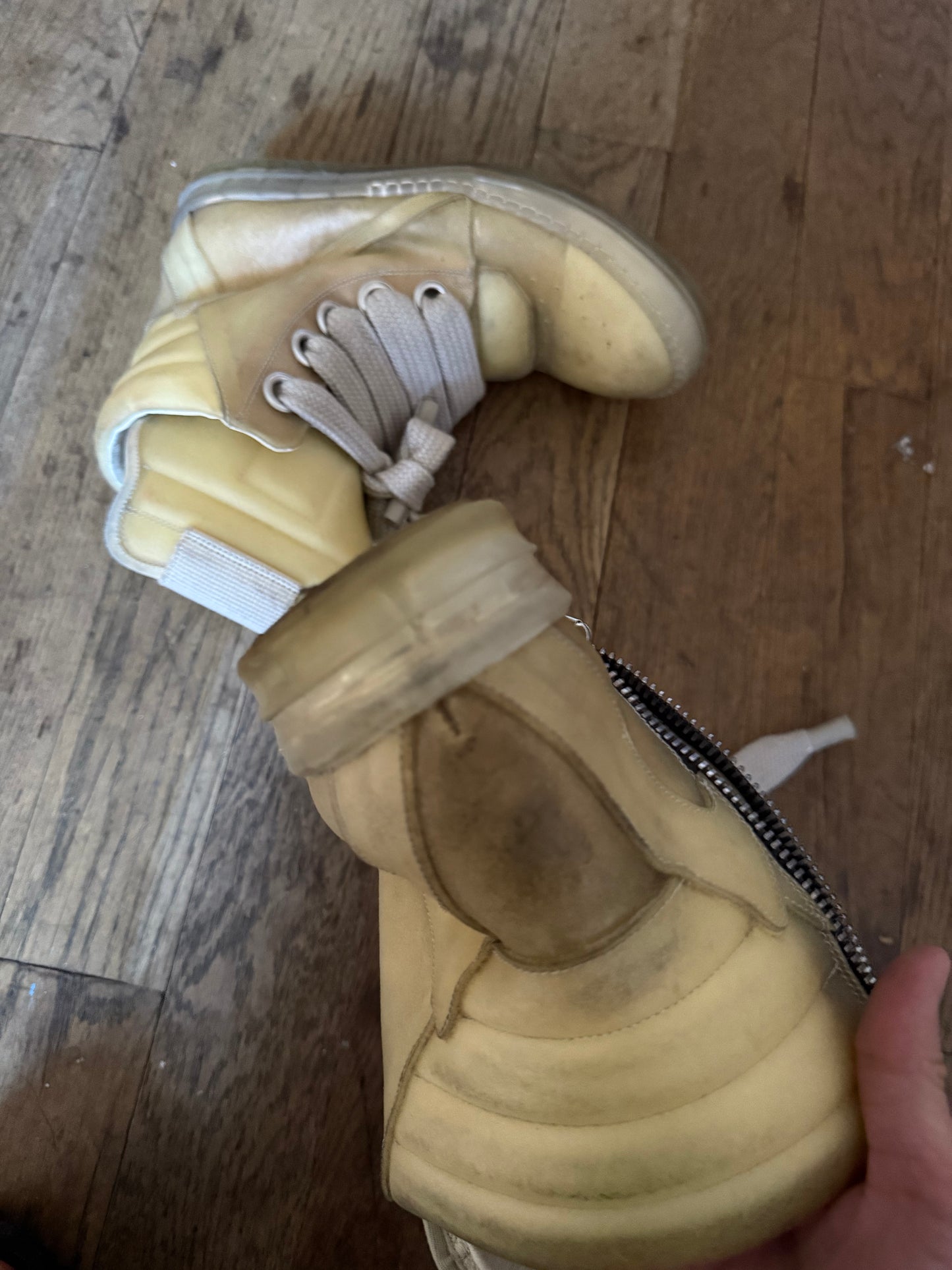 Rick Owens SS23 EDFUtransparent jumbo Geobasket