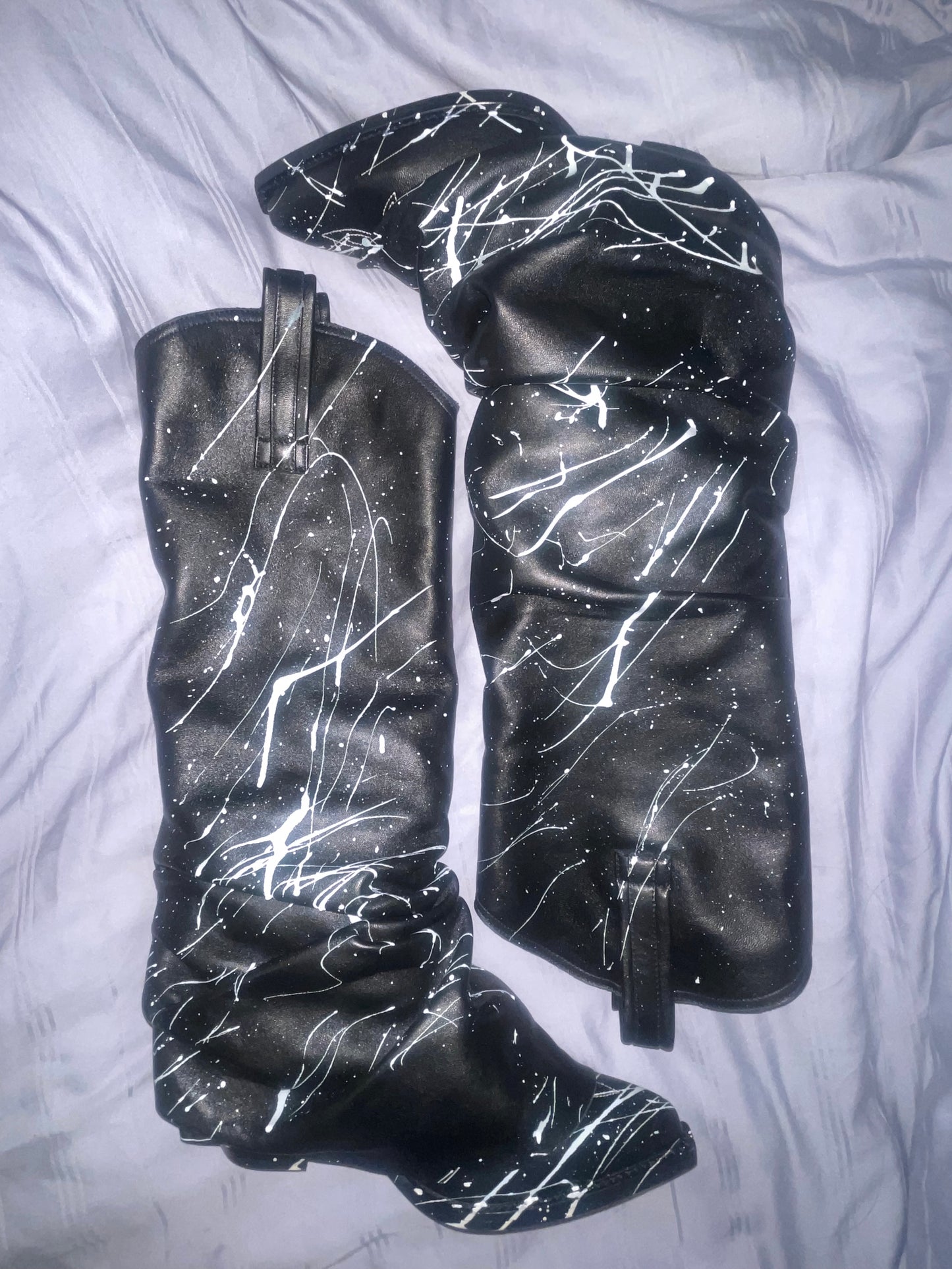 R13 sleeve cowboy boots