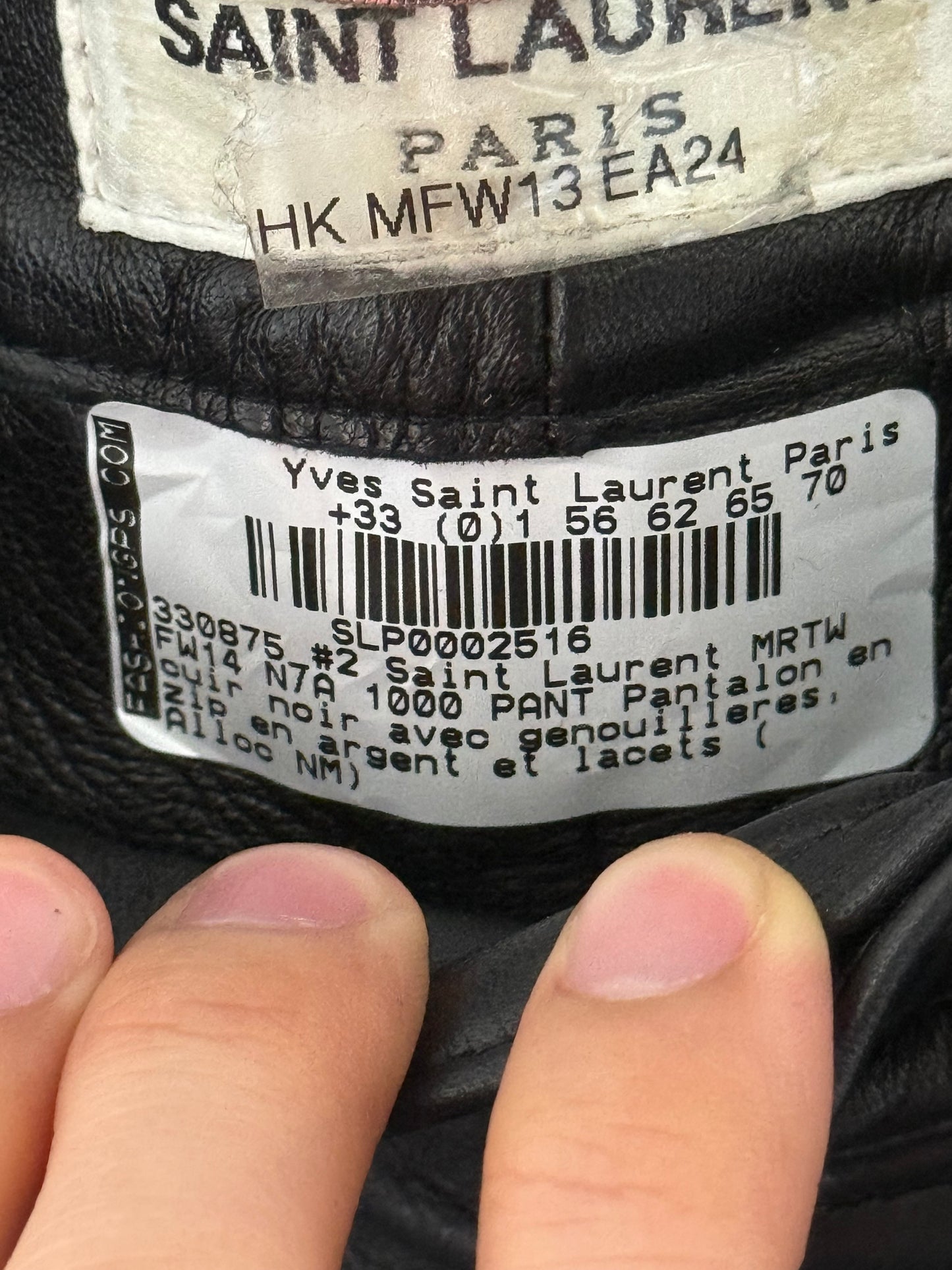 Saint Laurent FW14 full leather biker samples