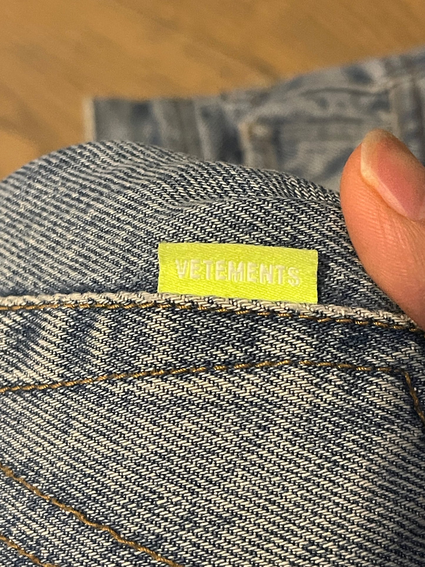 Vetements sample hybrid camo cargos 2018AW