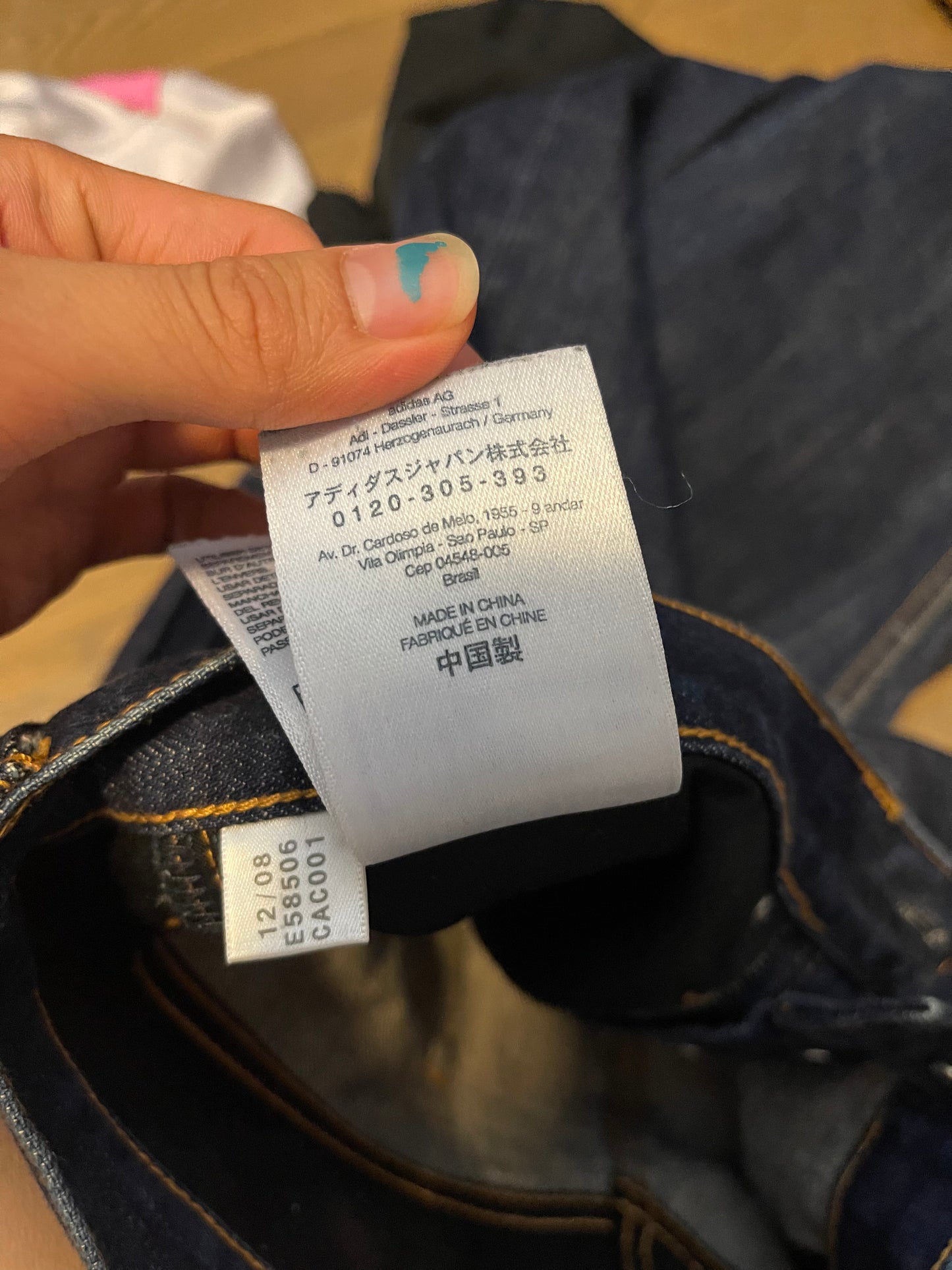 Y3 Yohji yamamoto 2008 striped denims