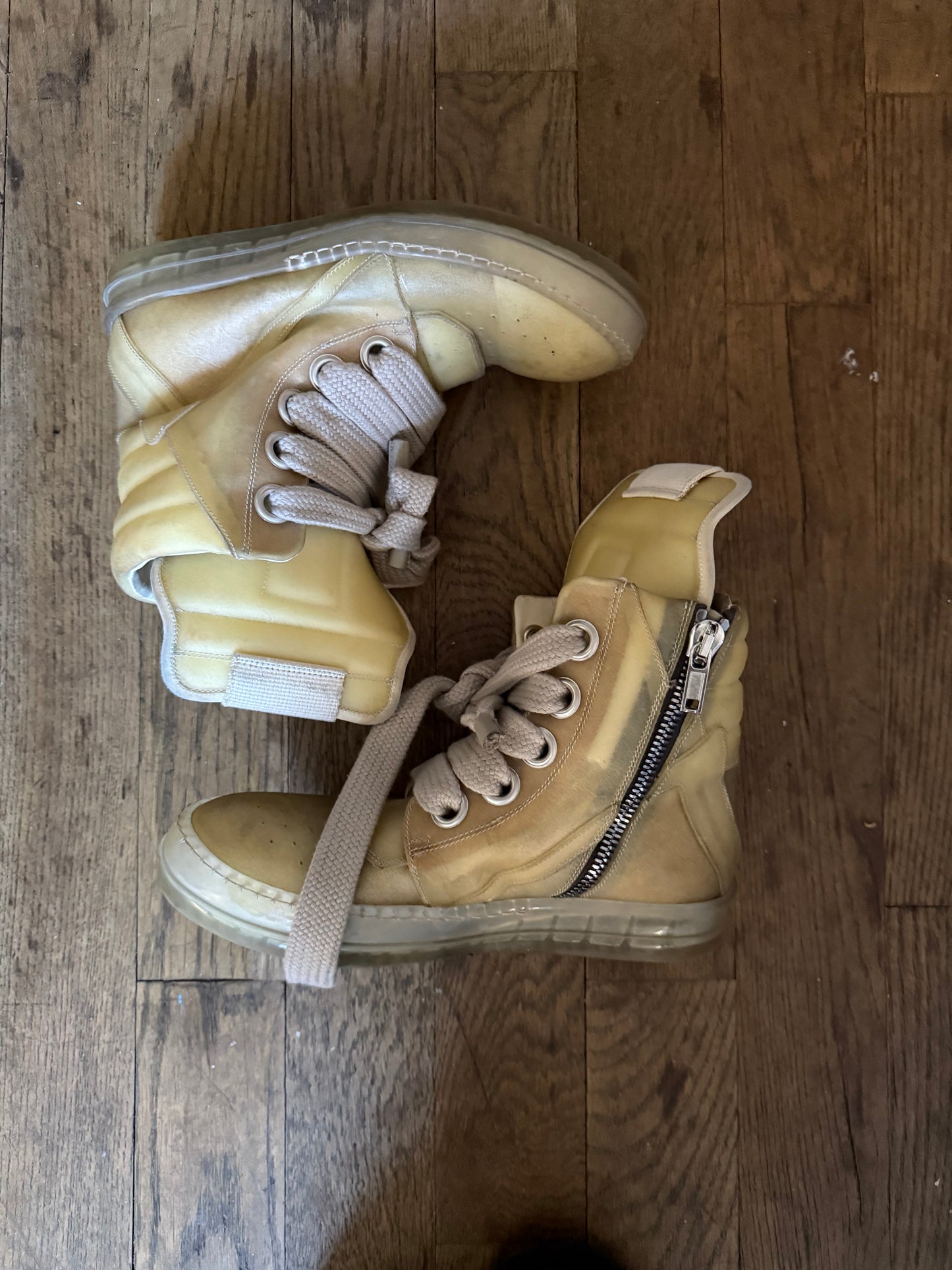 Rick Owens SS23 EDFUtransparent jumbo Geobasket
