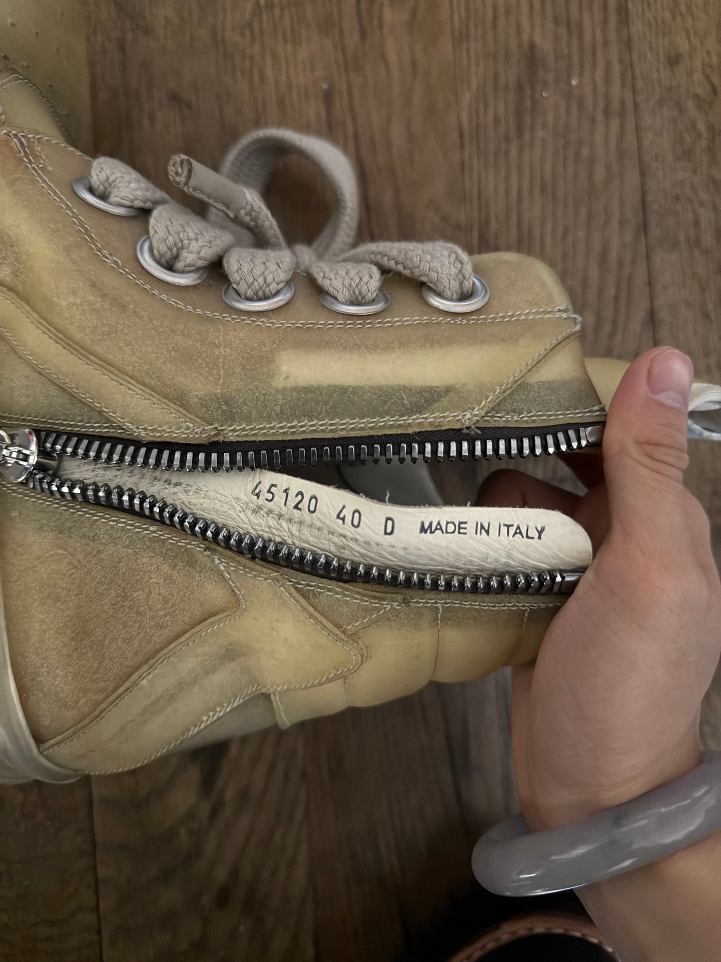 Rick Owens SS23 EDFUtransparent jumbo Geobasket