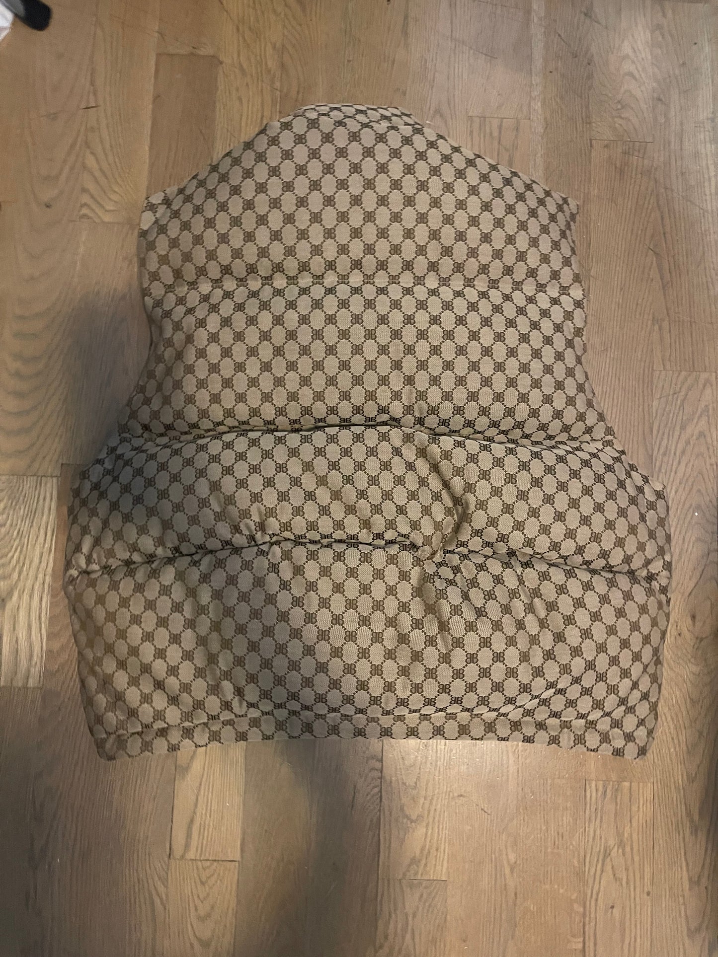 Balenciaga x Gucci c shape hacker puffer vest