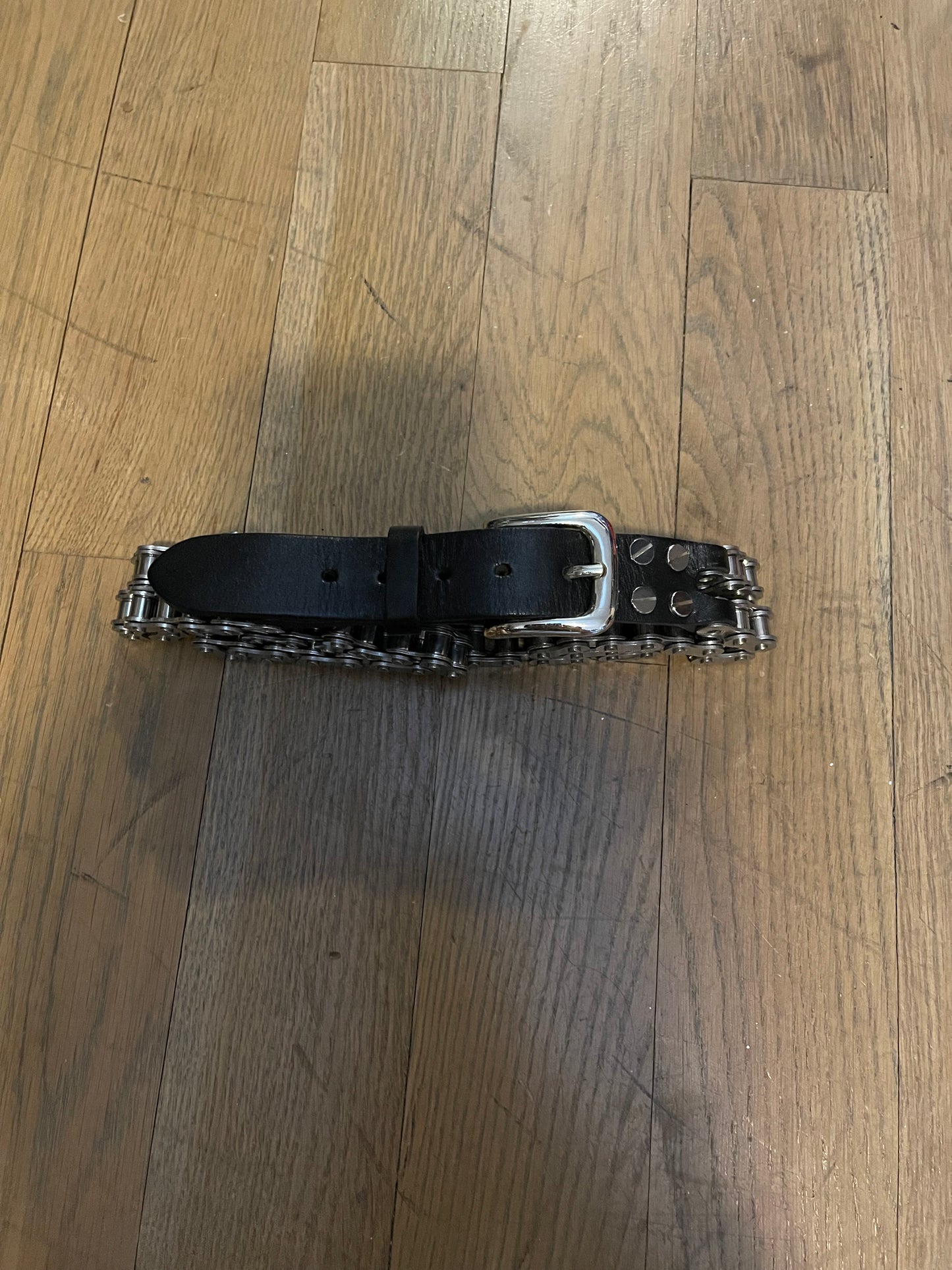 Balmain SS11 biker chain belt