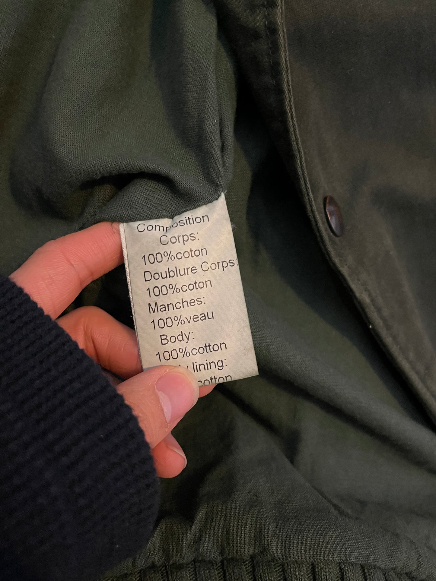 Balmain SS11 green leather wool switching teddy jacket