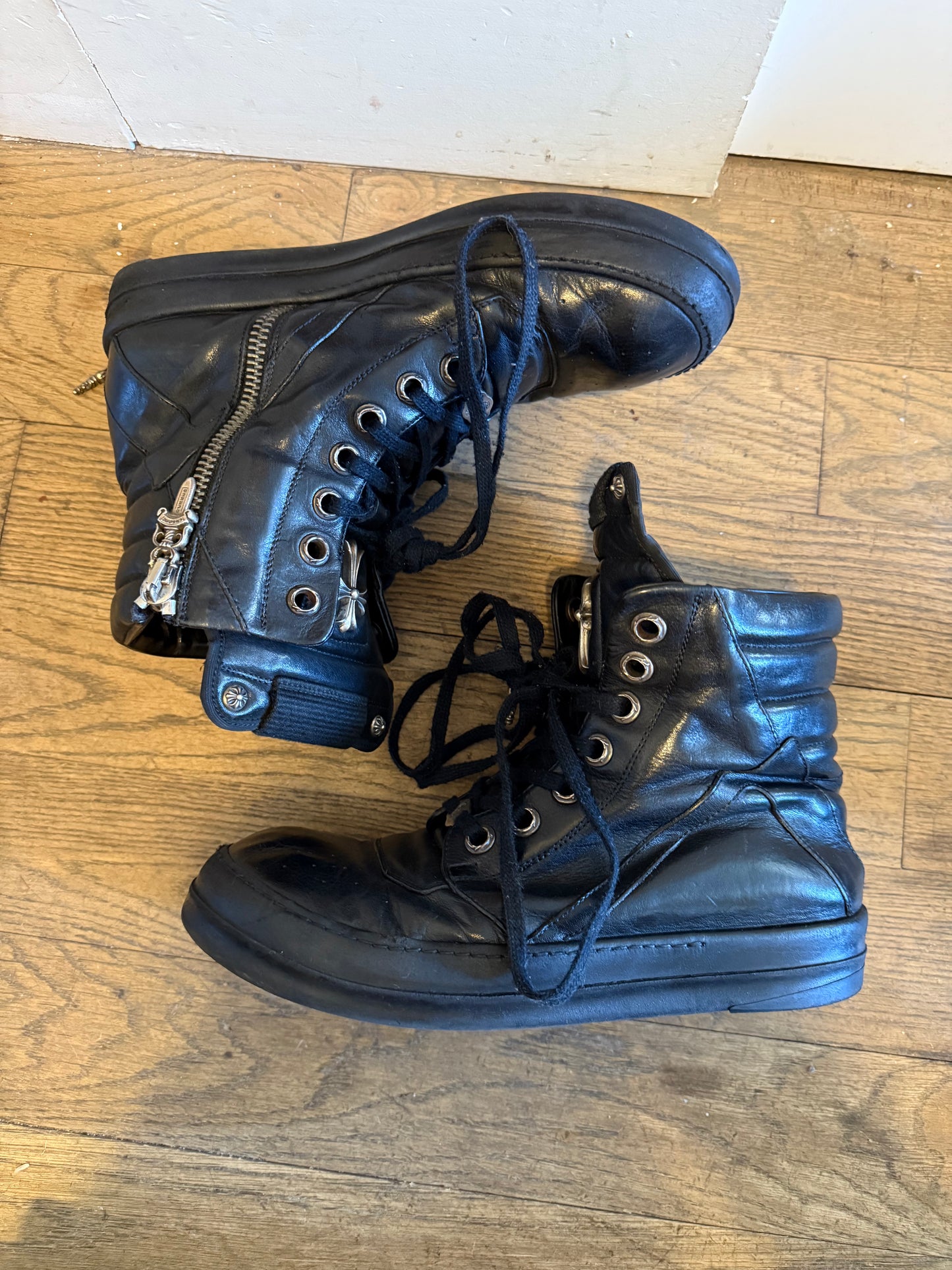 Chrome hearts rick Owens short tongue Geobasket
