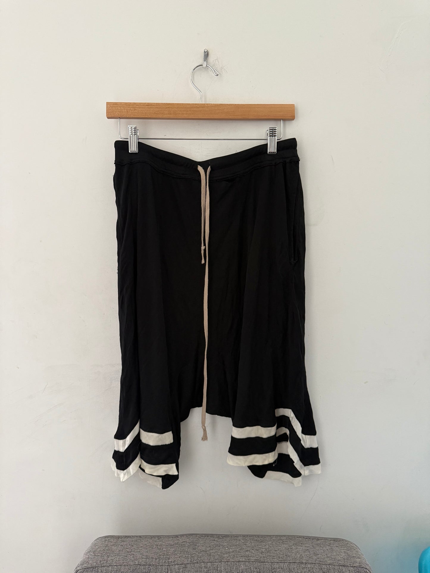 Rick Owens SS08 creatch stripe swinger shorts
