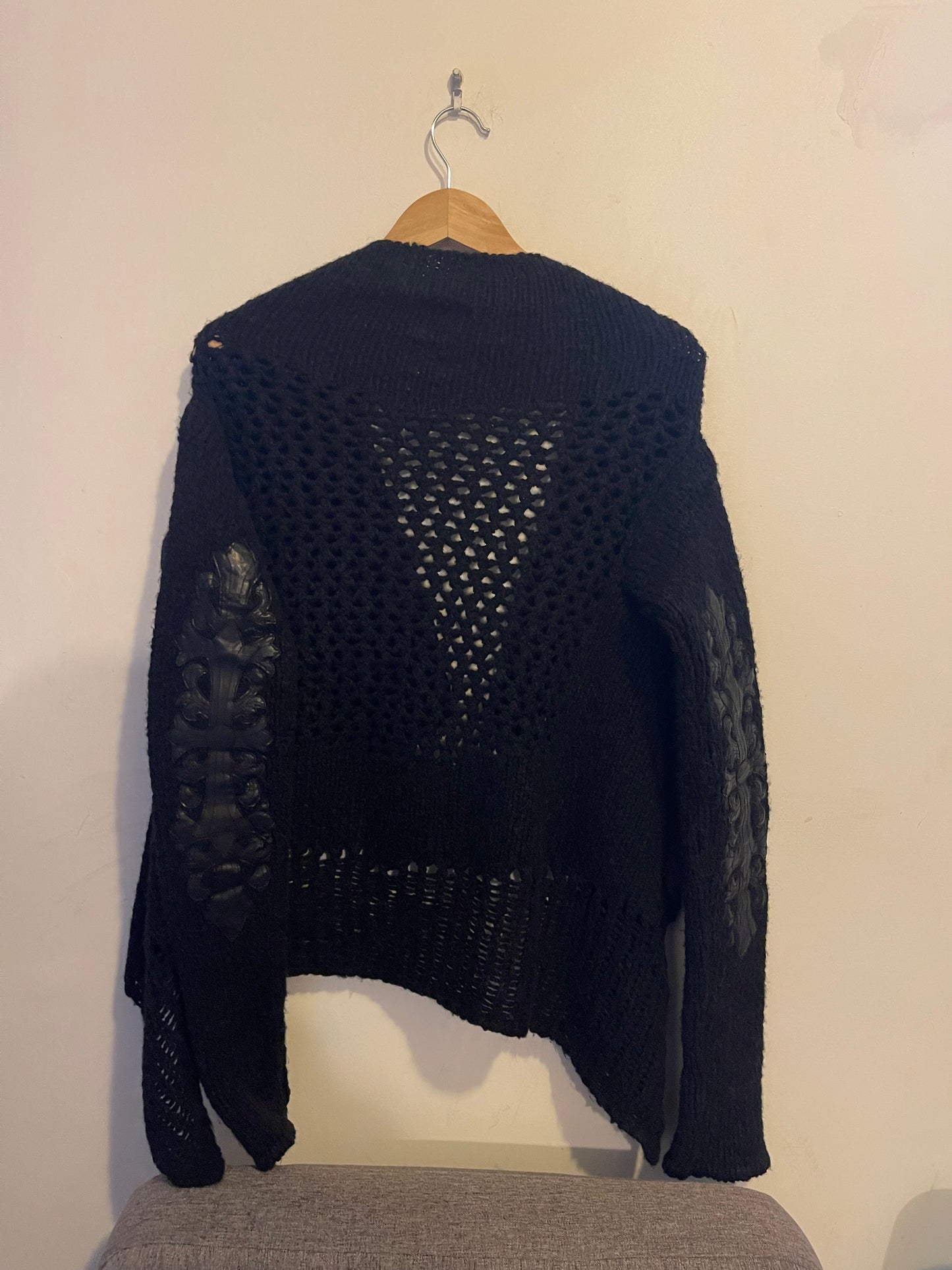 Rick Owens chrome hearts aw14 moody cardigan