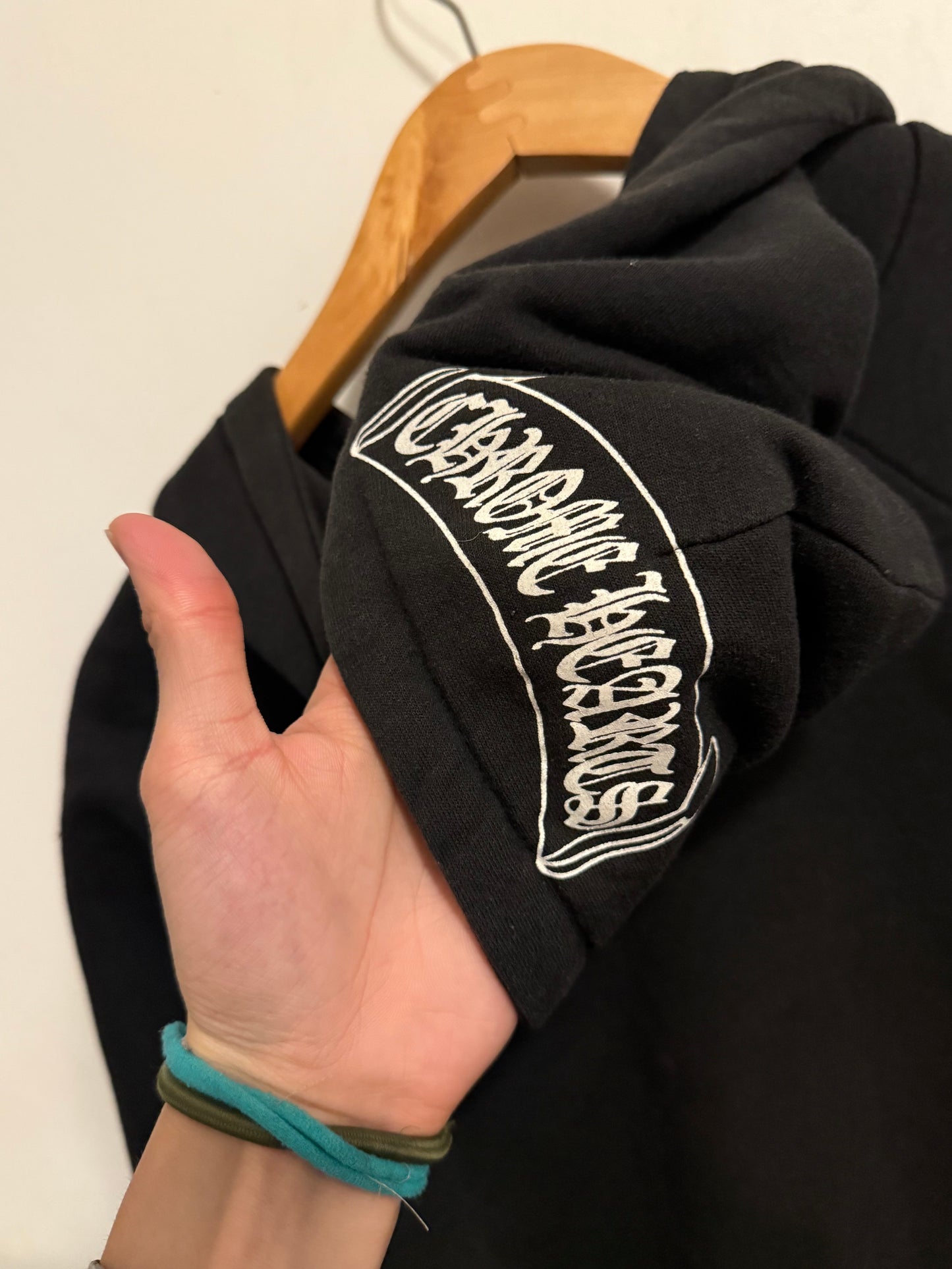 Chrome hearts thermal vintage scroll hoodie
