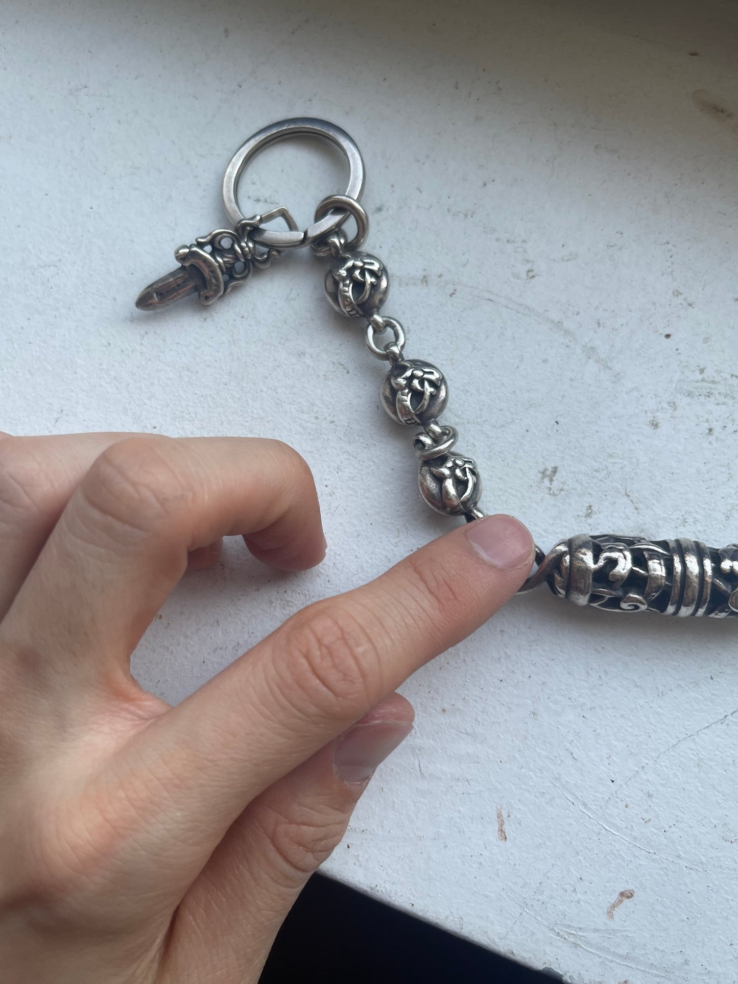 Chrome hearts talon wallet chain