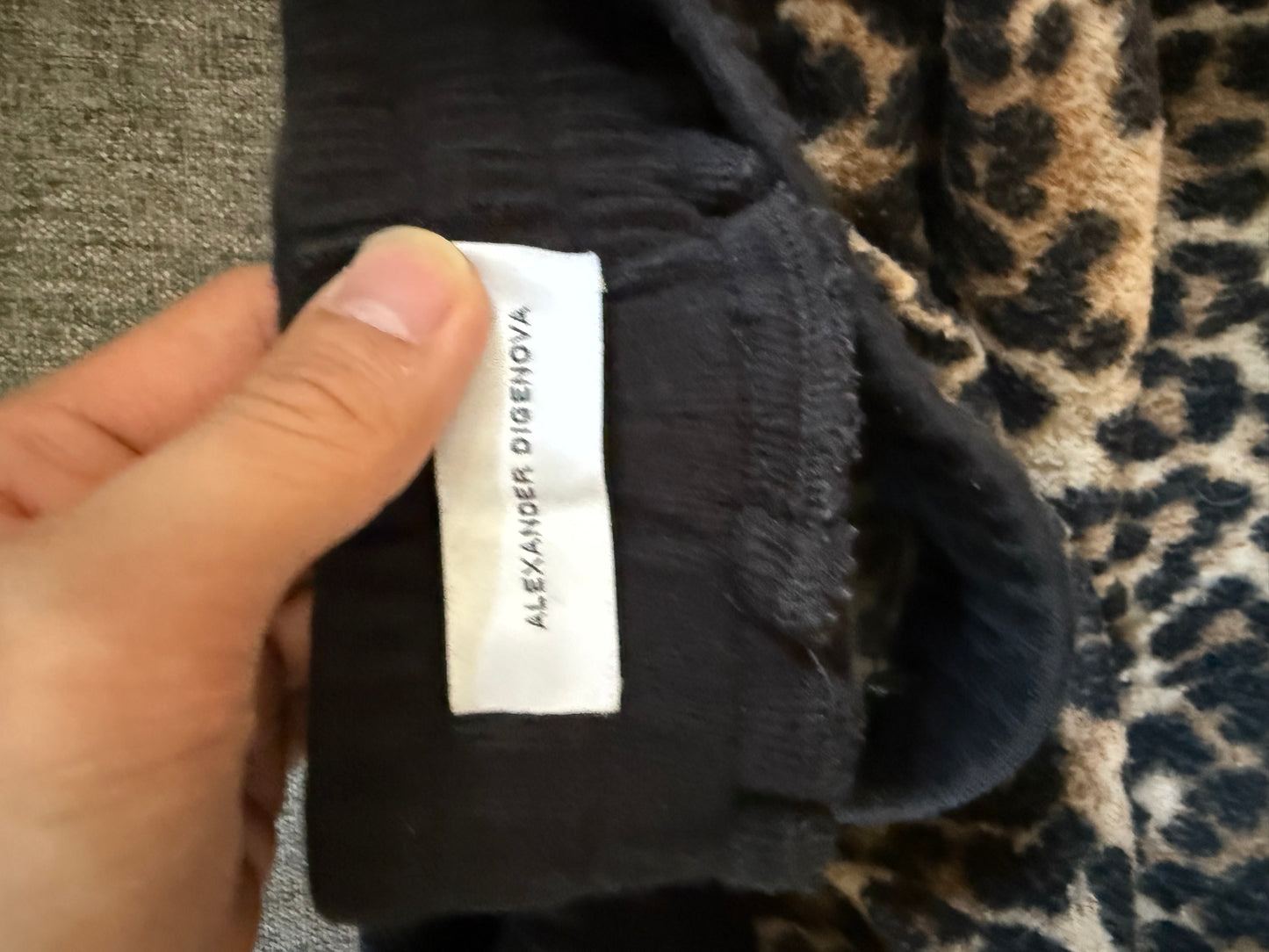 Alexander digenova leopard shorts