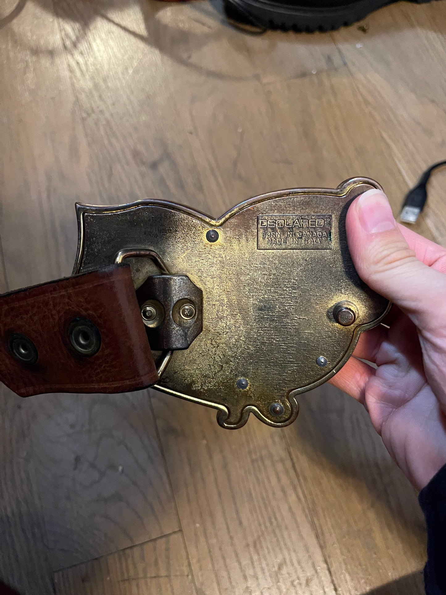 Dsquared2 portrait belt