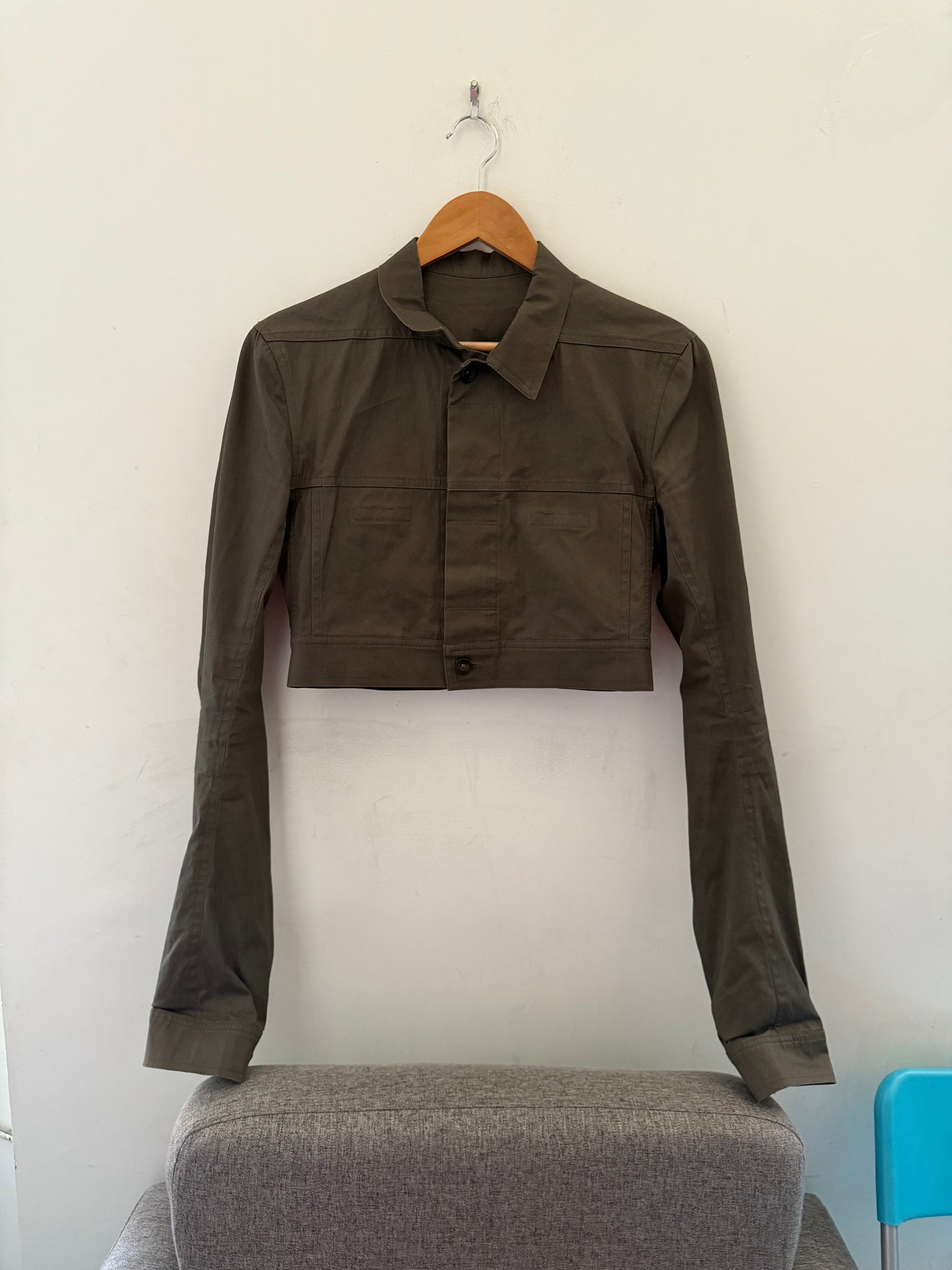 Rick Owens SS18 dirt little joe jacket