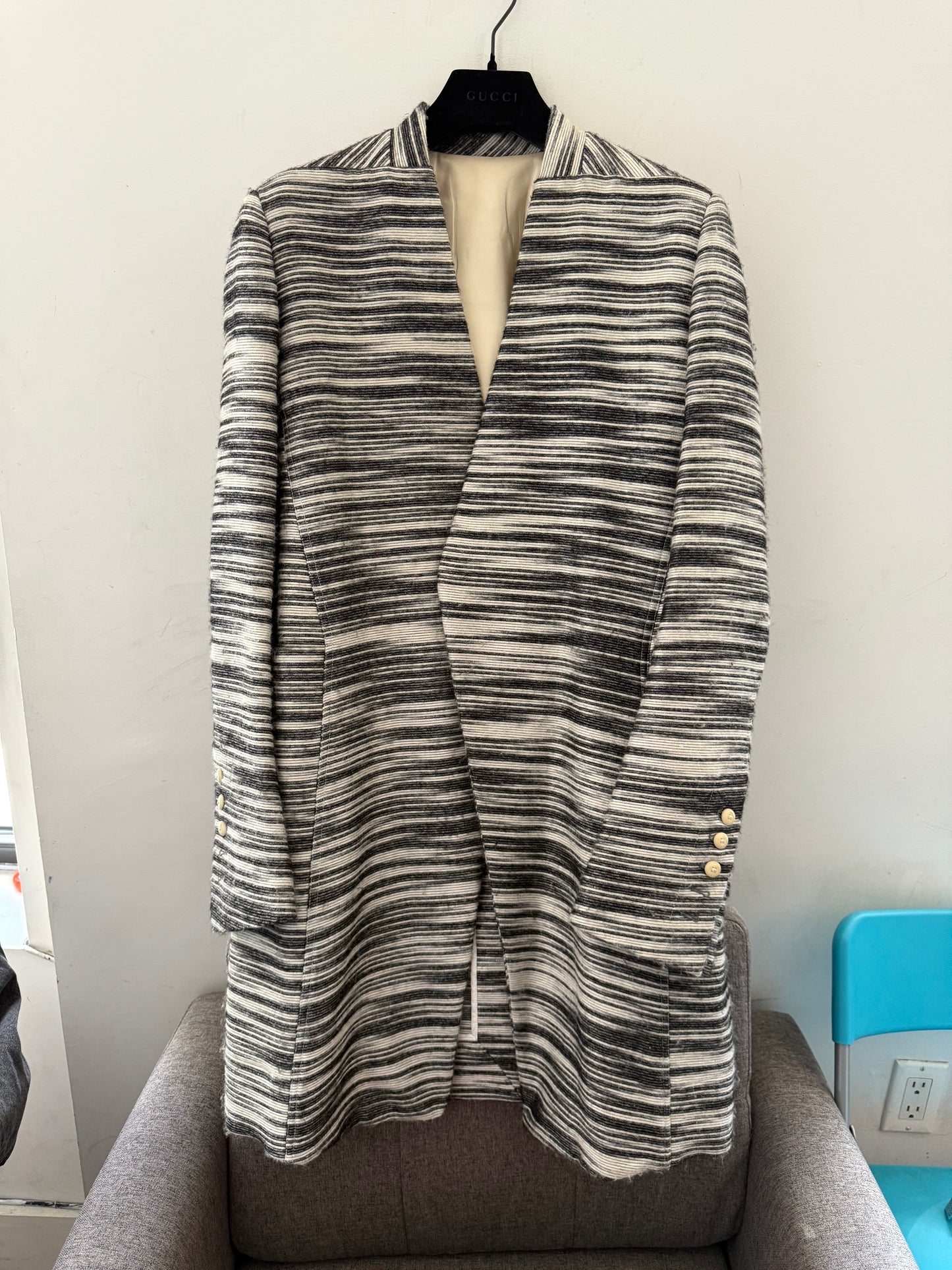 Rick Owens plinth coat