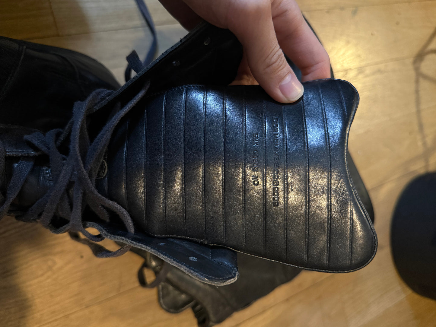 Dior Homme luster 03AW boxing shoes