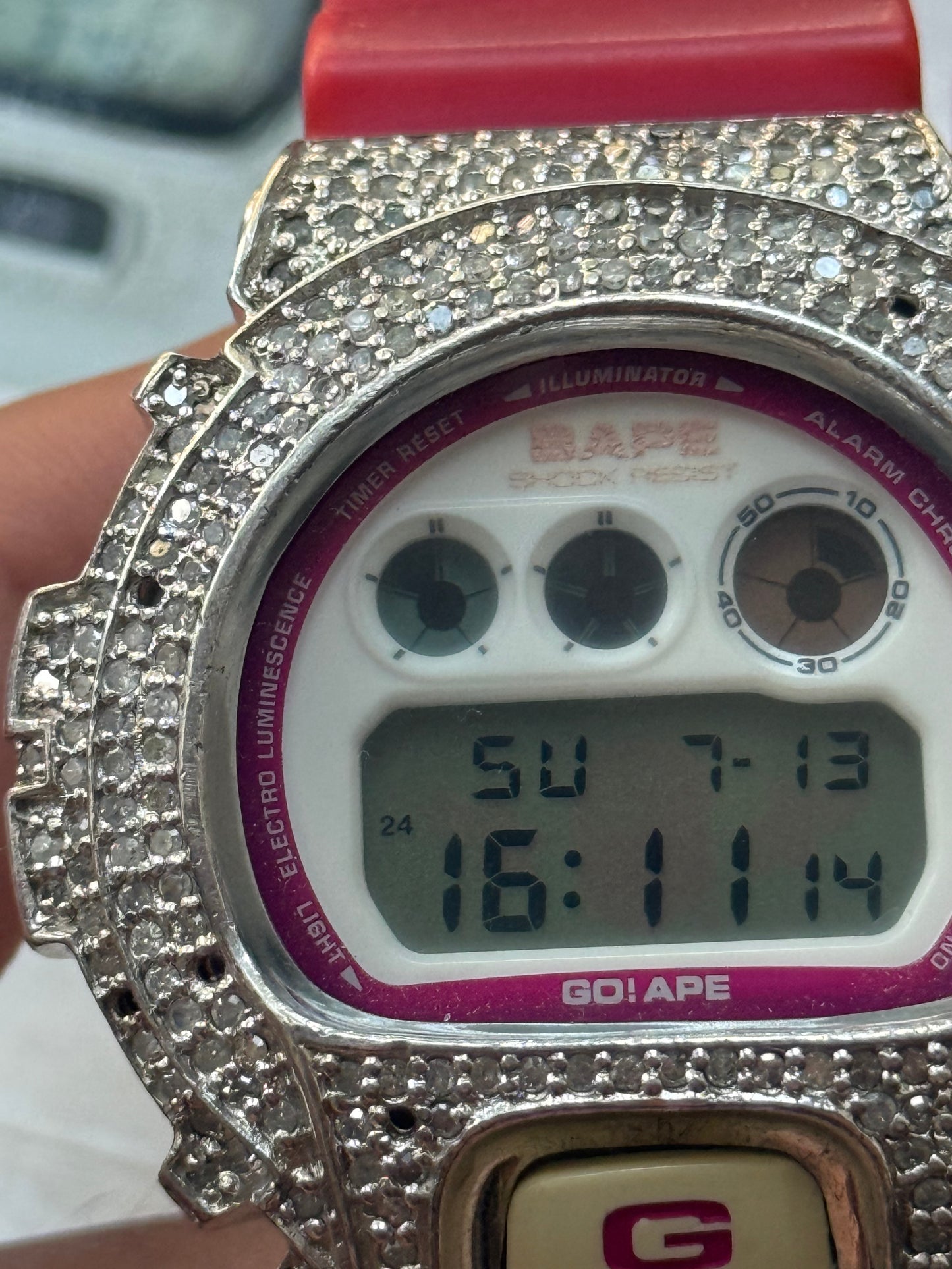 Bape diamond g shock