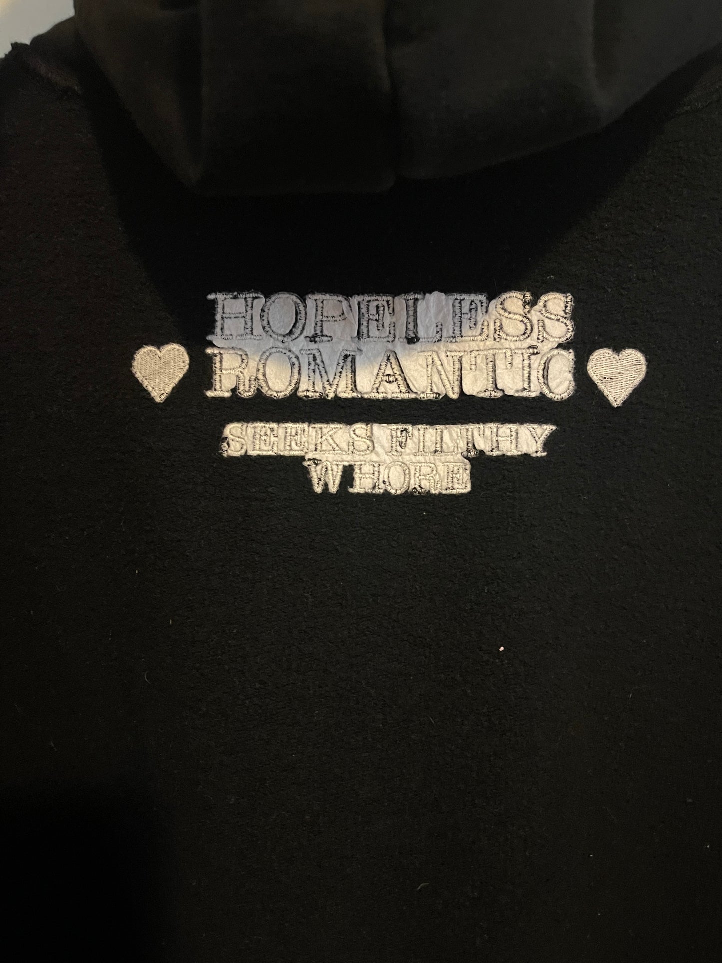 Vetements insideout AW19 fuck hopeless romantic hoodie