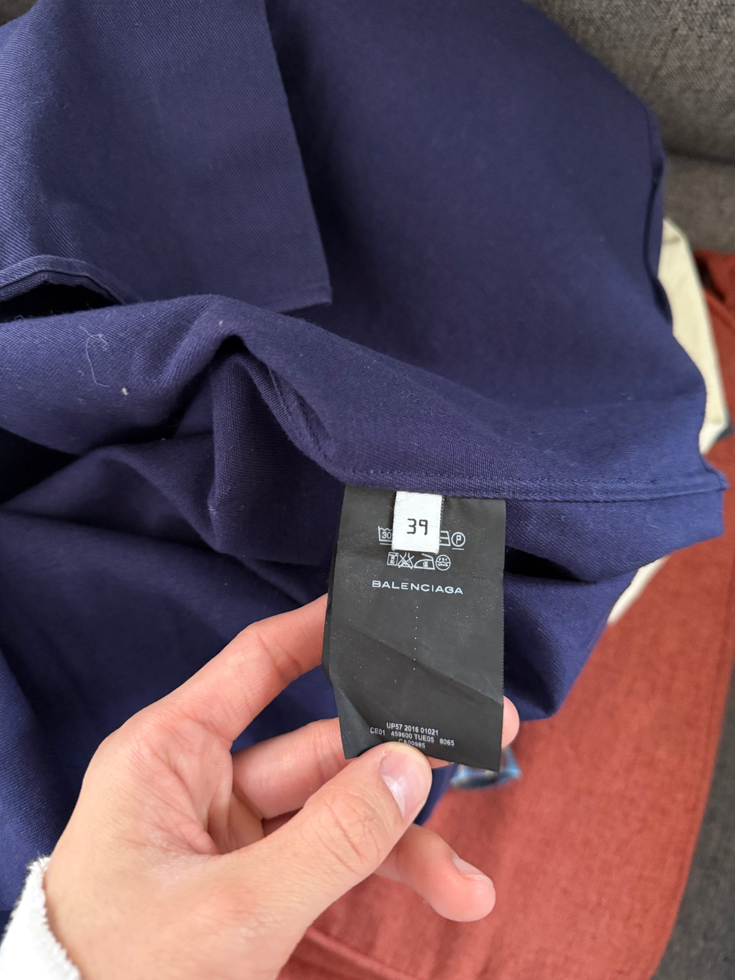 Balenciag SS17 Purple military shirt