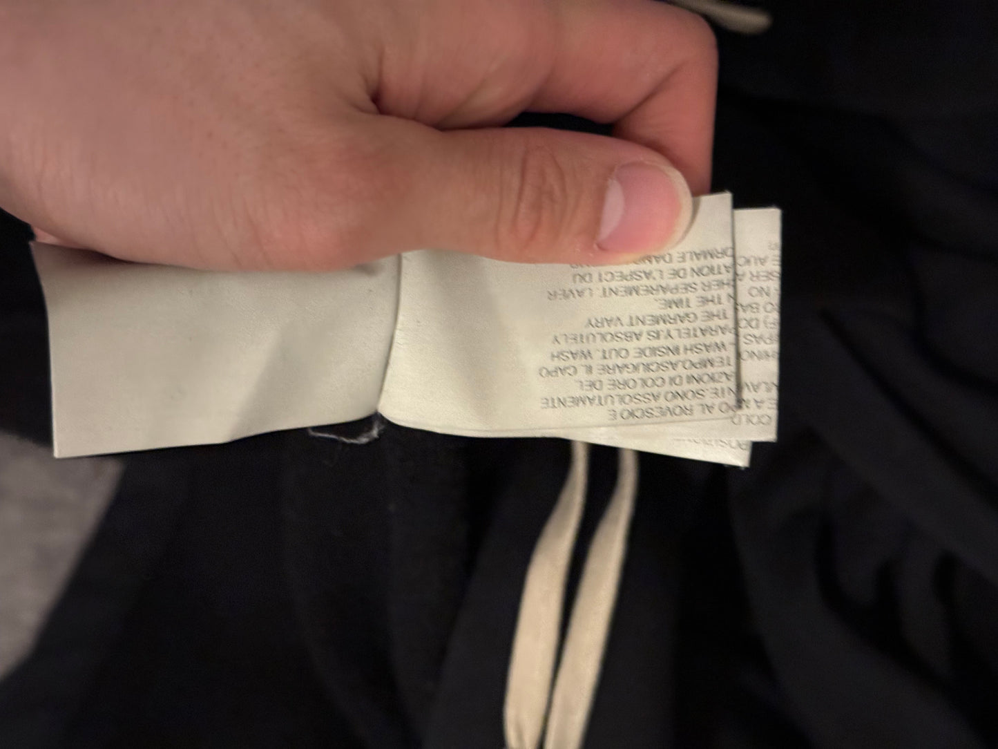 Rick Owens AW15 kimono robe hoodie