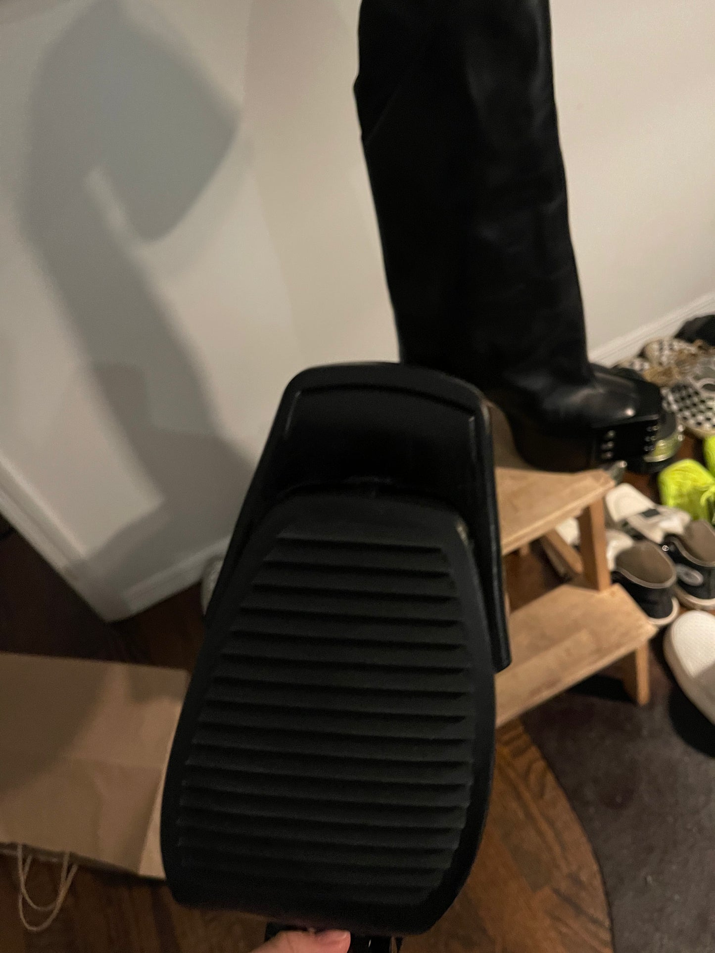 Rick Owens edfu degrade oblique kiss boots