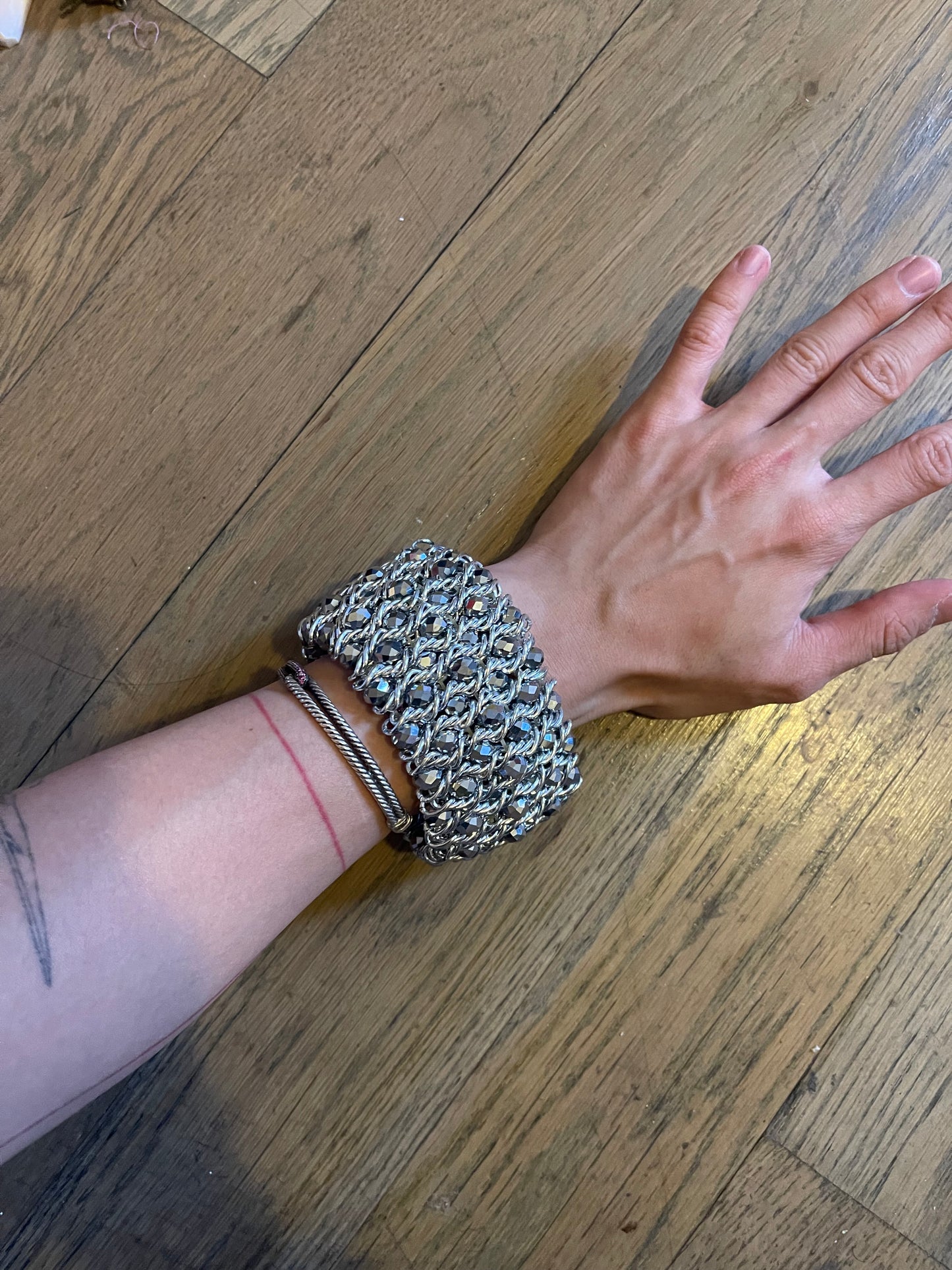 Rhinestone bangle