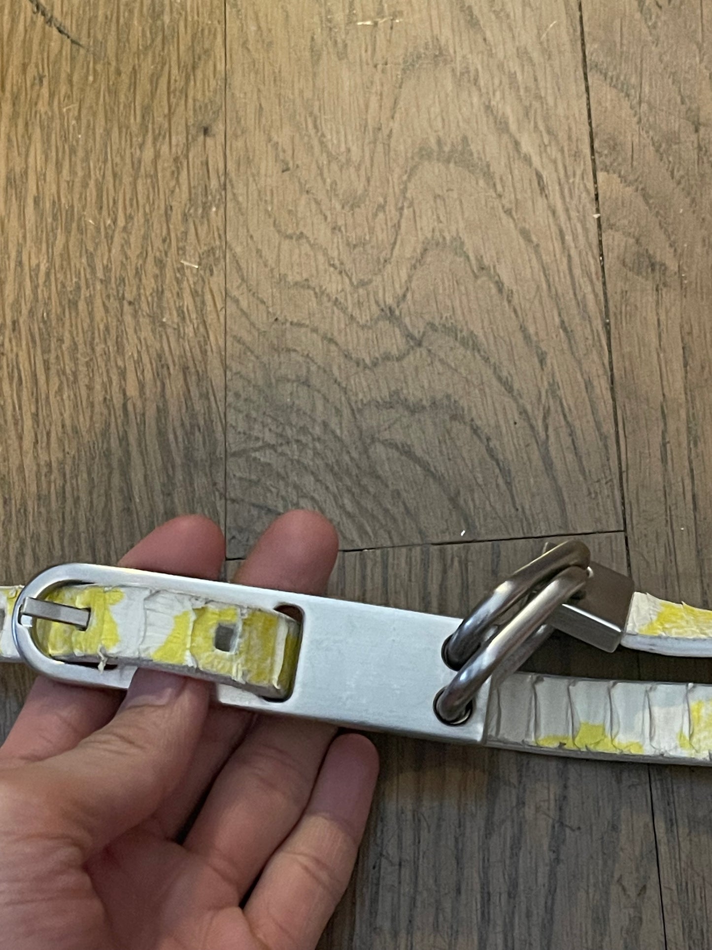 Rick Owens AW20 performa acid snake skin belt