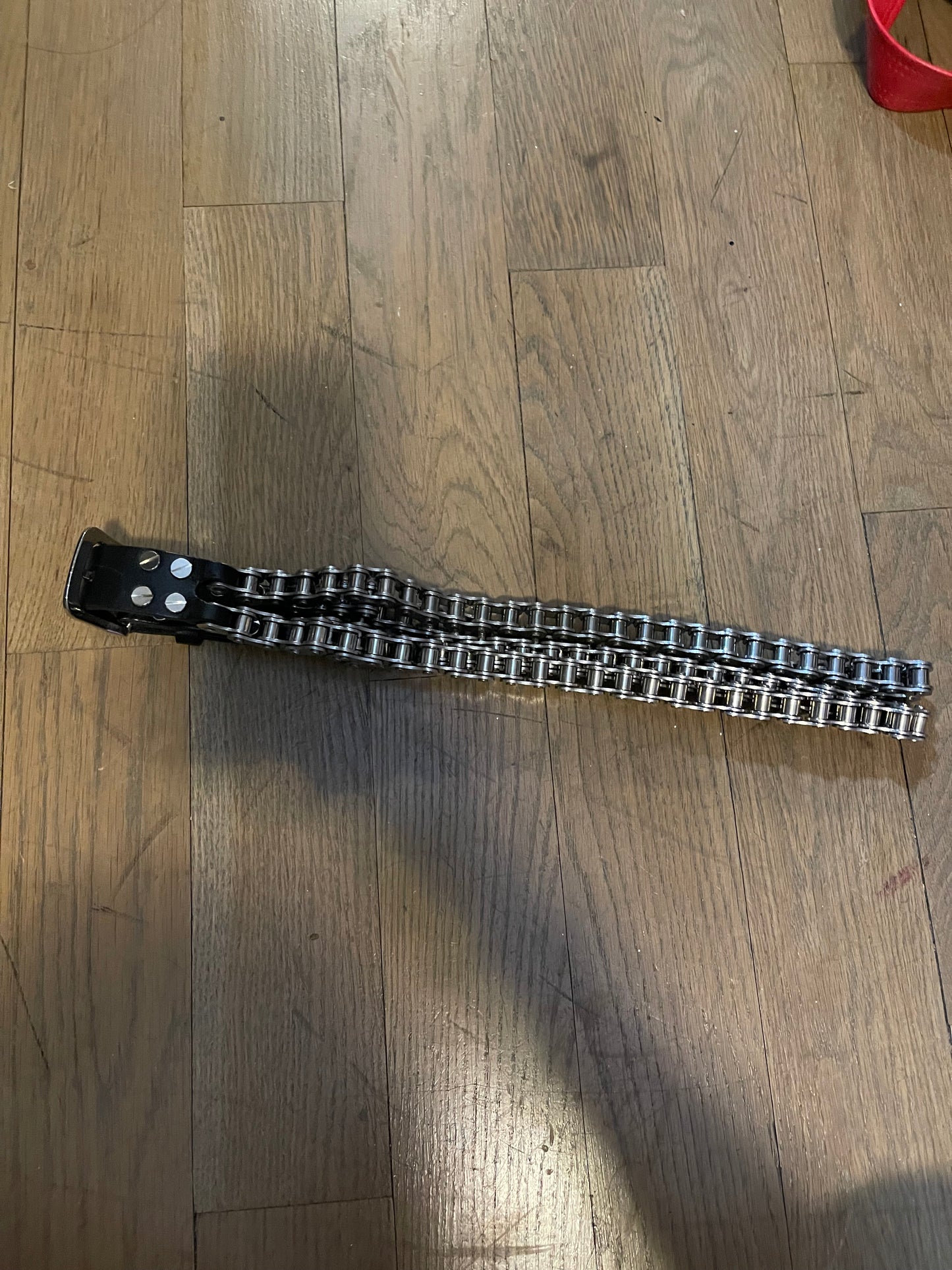 Balmain SS11 biker chain belt