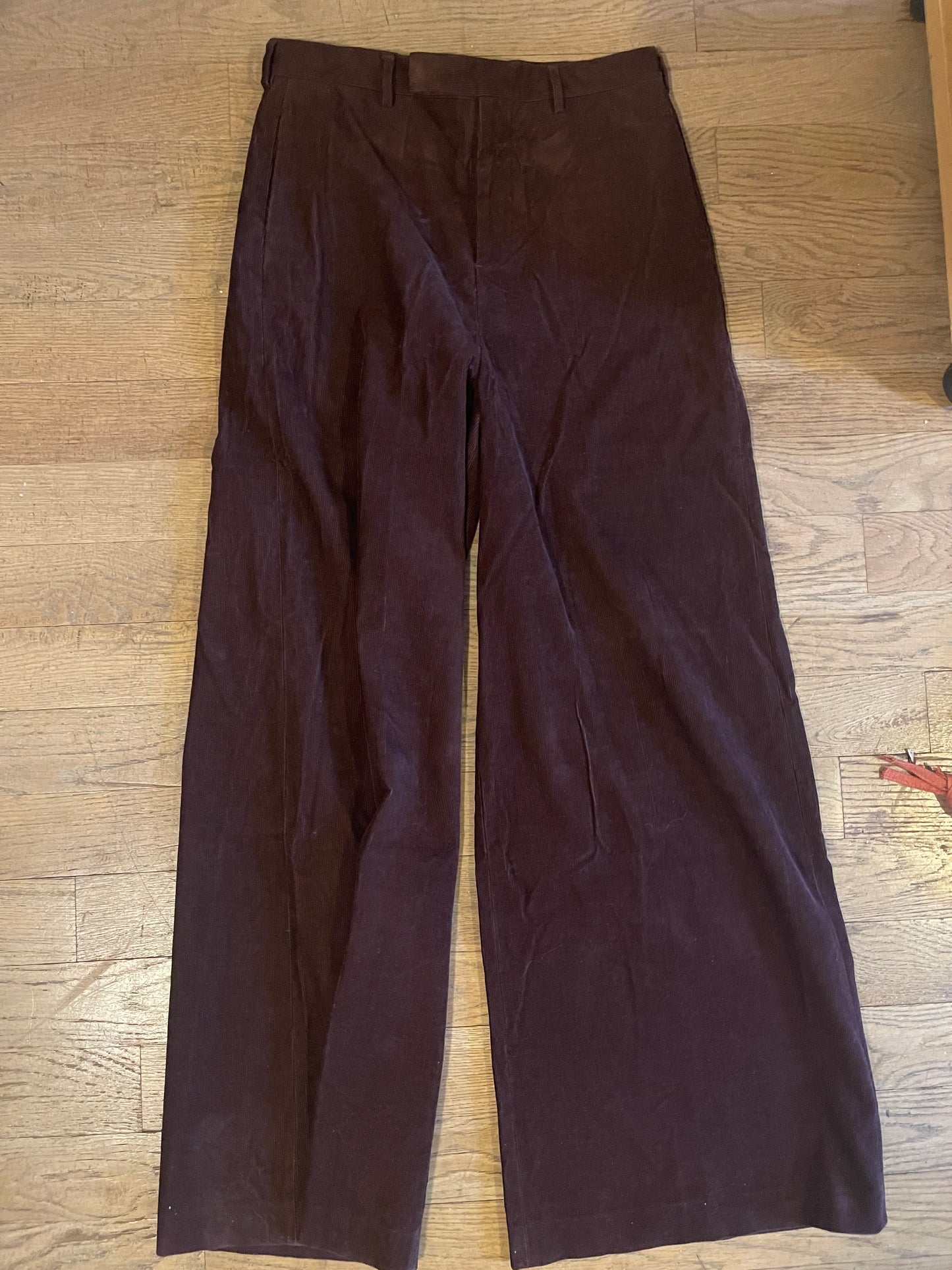 Rick Owens AW20 performa wide trousers corduroy