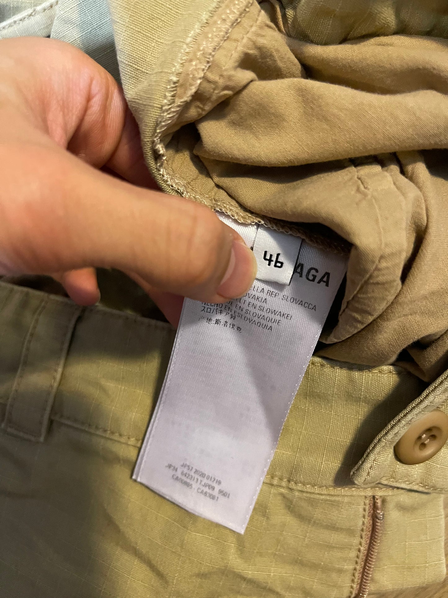 Balenciaga SS20 convertible multi pocket cargo pants
