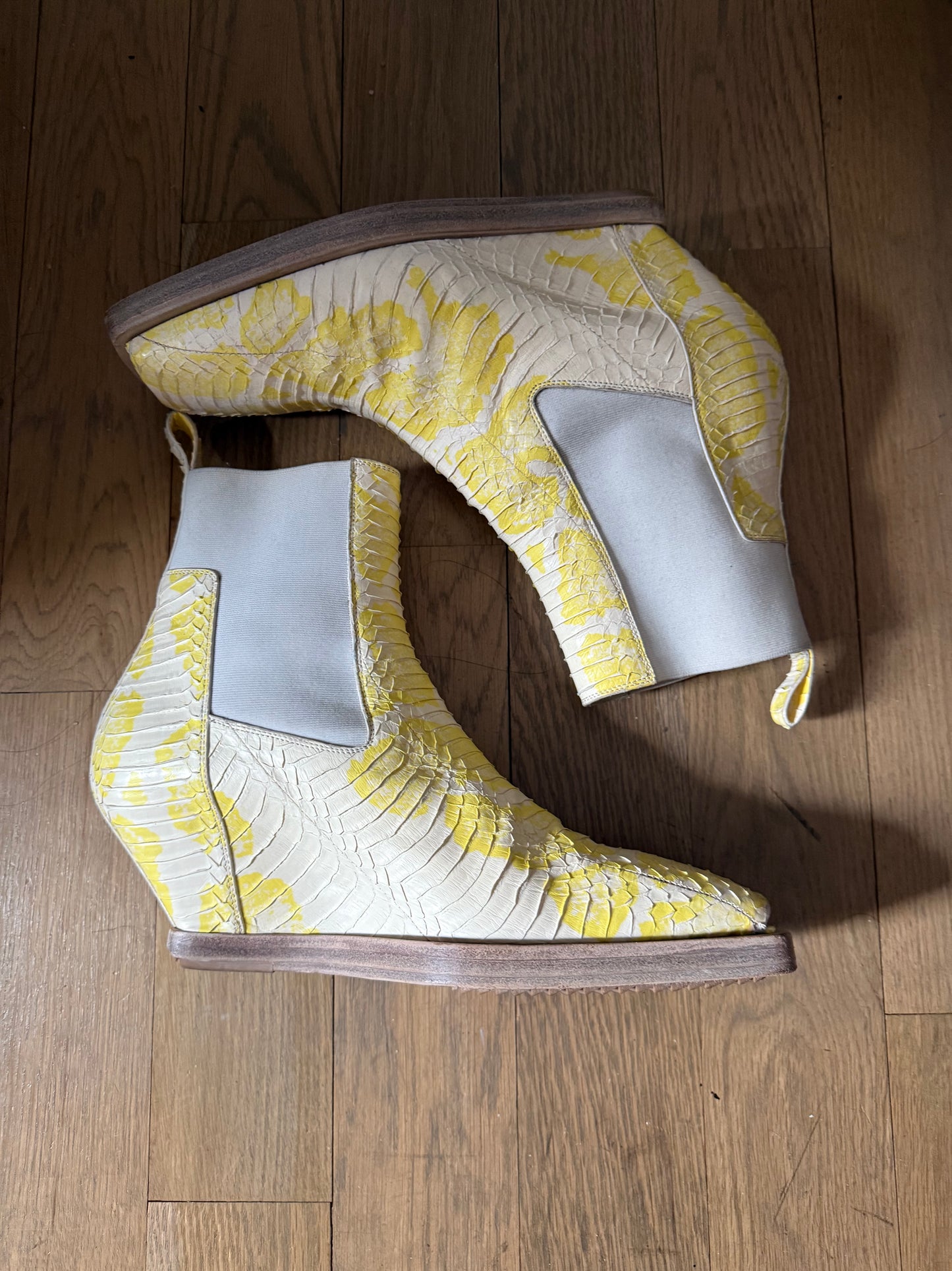 Rick Owens AW20 sample python effect leather