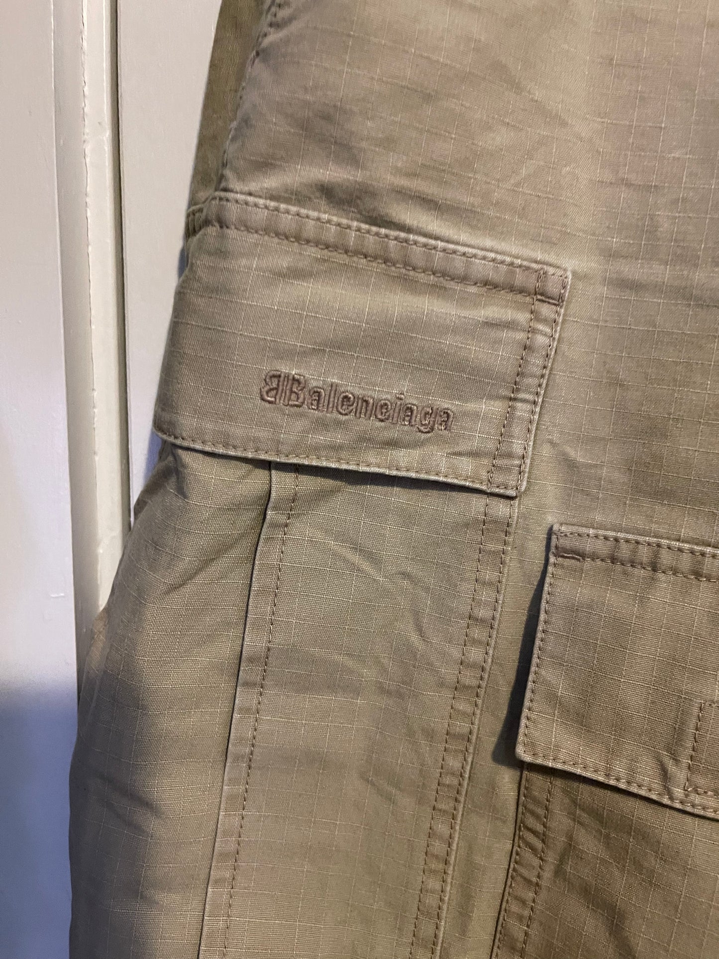 Balenciaga SS20 convertible multi pocket cargo pants