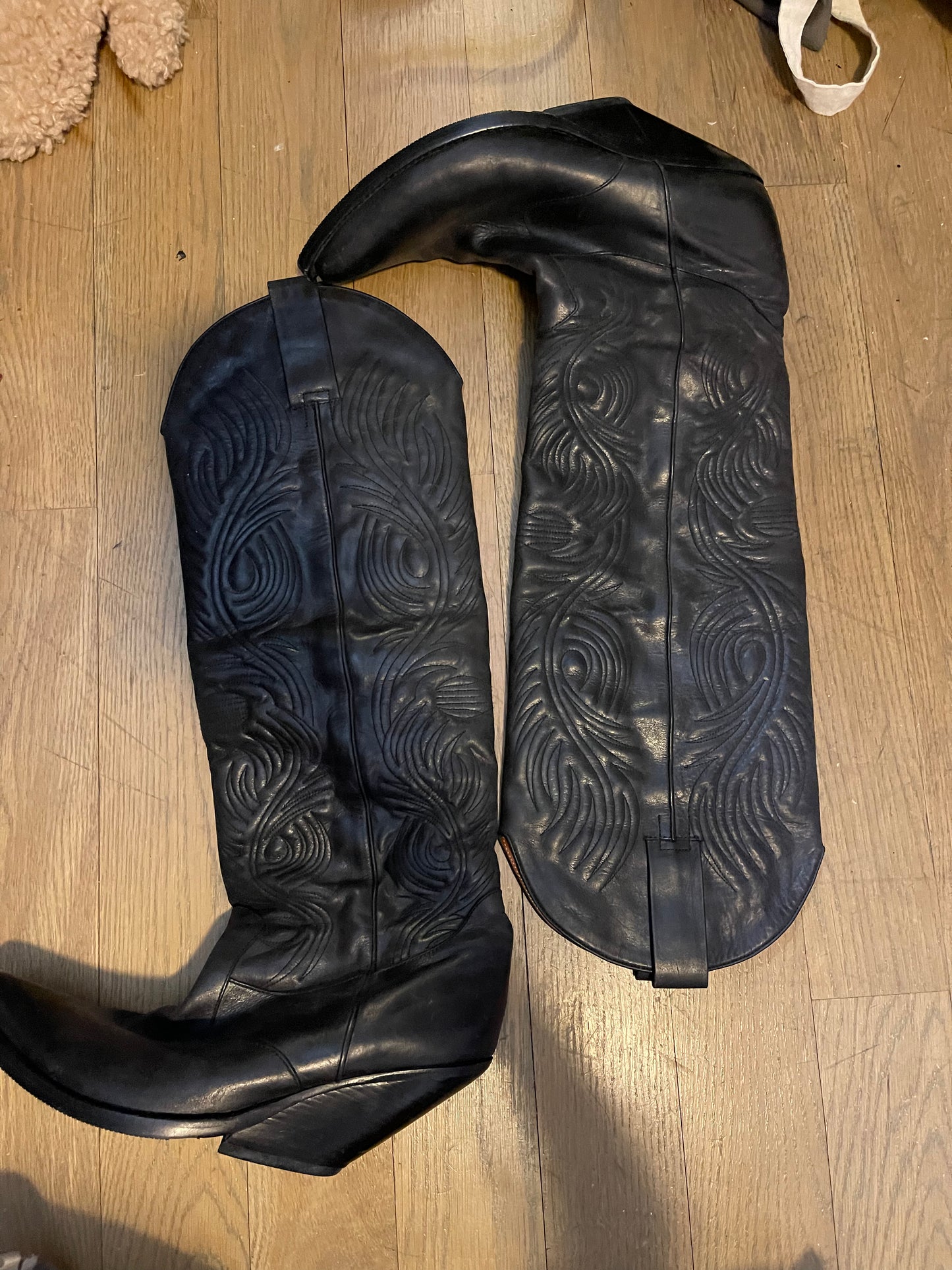 Vetements SS17 knee high cowboy boots