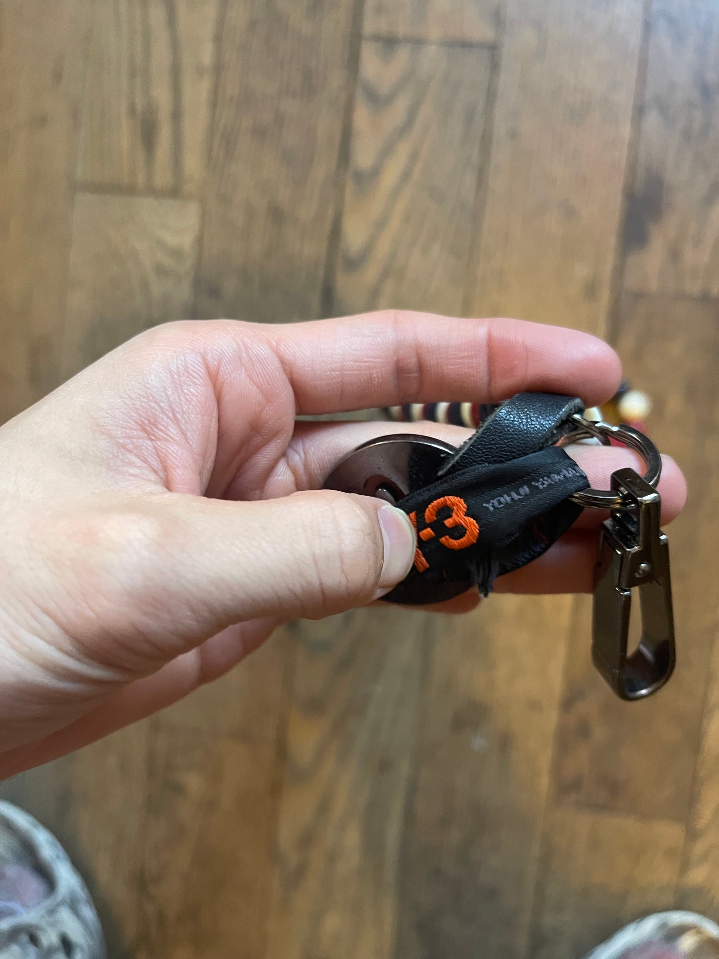 Y-3 Yohji yamamoto beaded lanyard