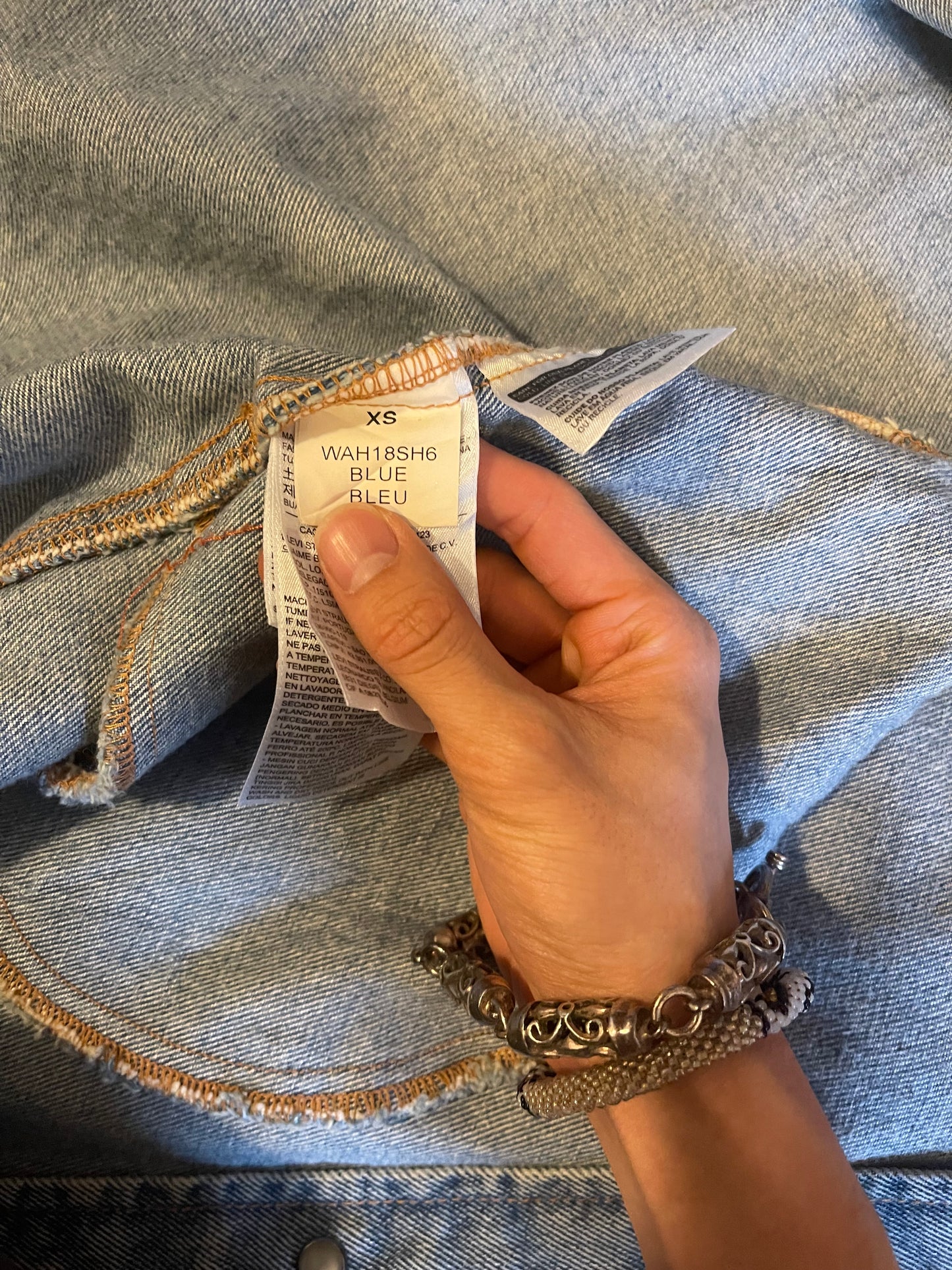 Vetements X Levi’s denim aw18 jacket